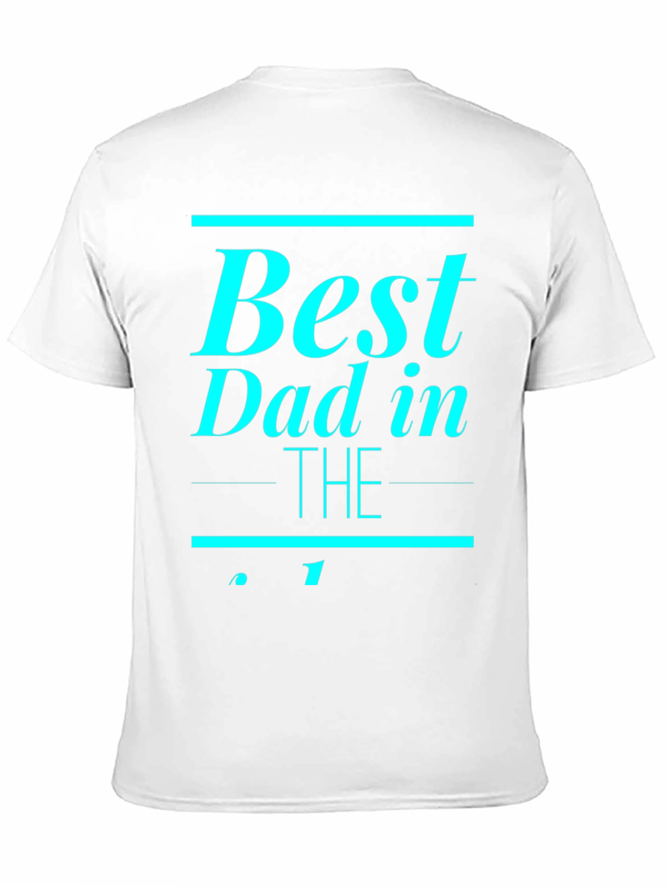 Black Best Dad in the Galaxy T-Shirt - Father's Day Gift view 11