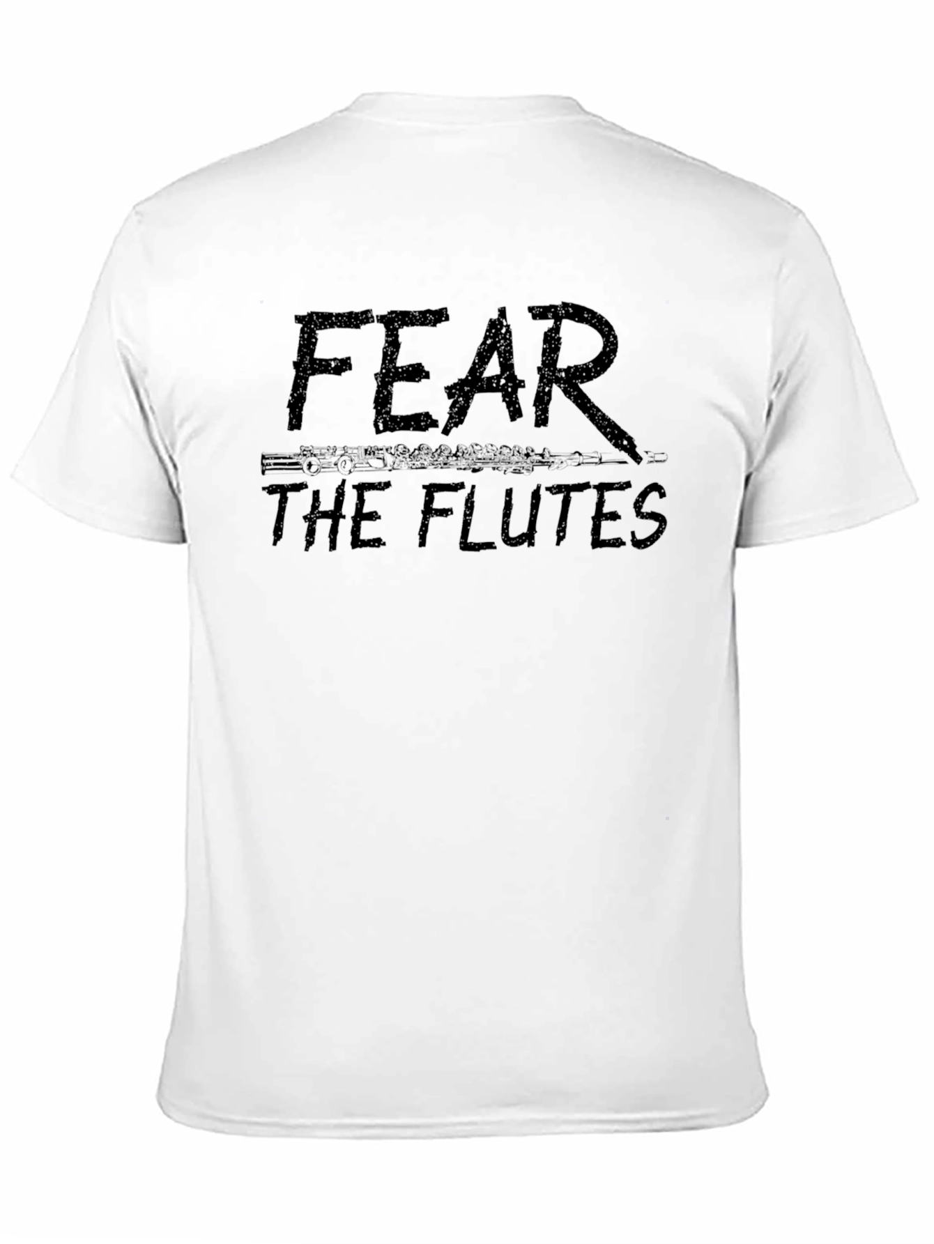 Black Fear The Flutes Black T-Shirt view 11
