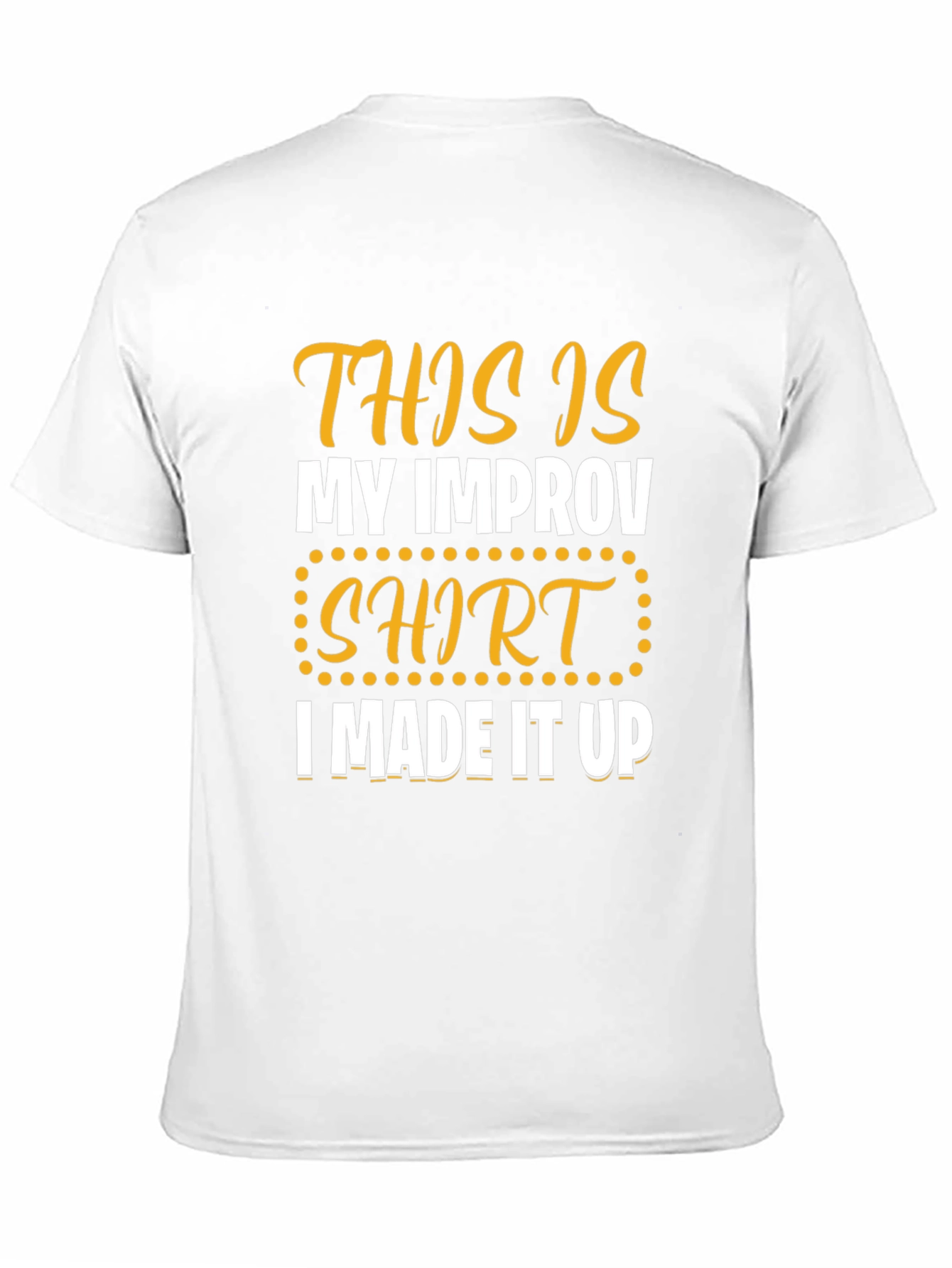 Black Funny Improv Shirt - This Is My Improv Shirt view 11