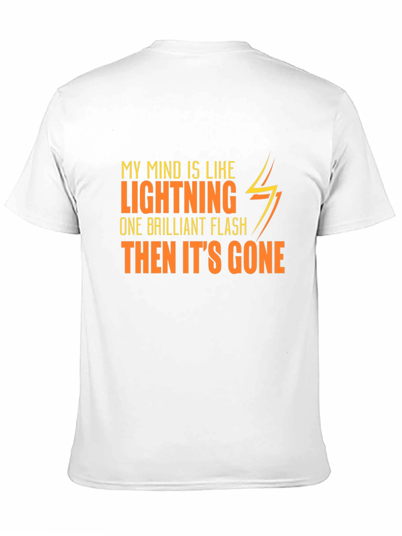Black Lightning Mind Graphic Tee - Mens Black T-Shirt view 11