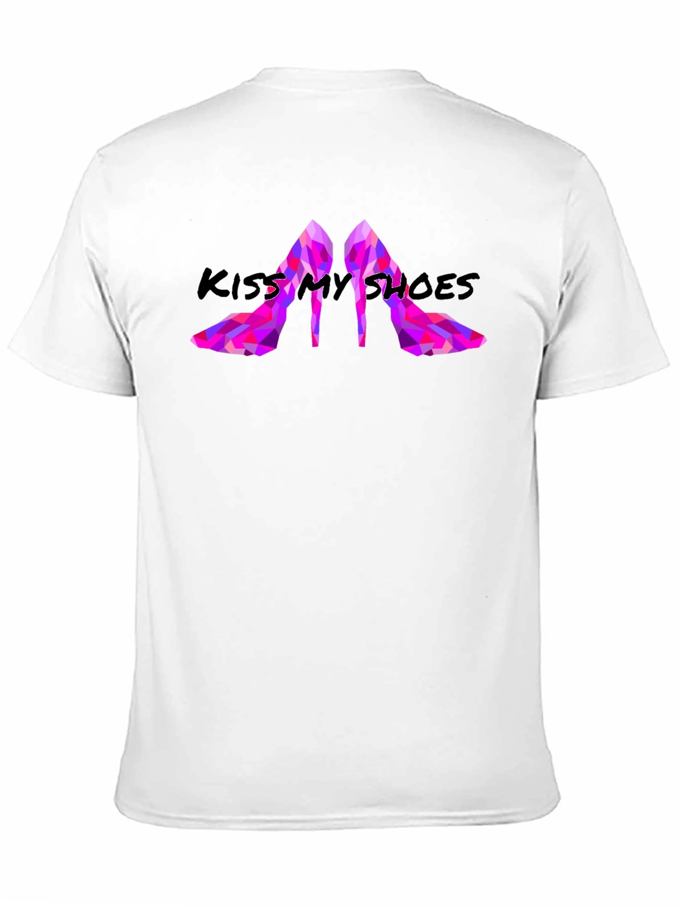 Black Kiss My Shoes Graphic Tee - Stylish & Bold view 11