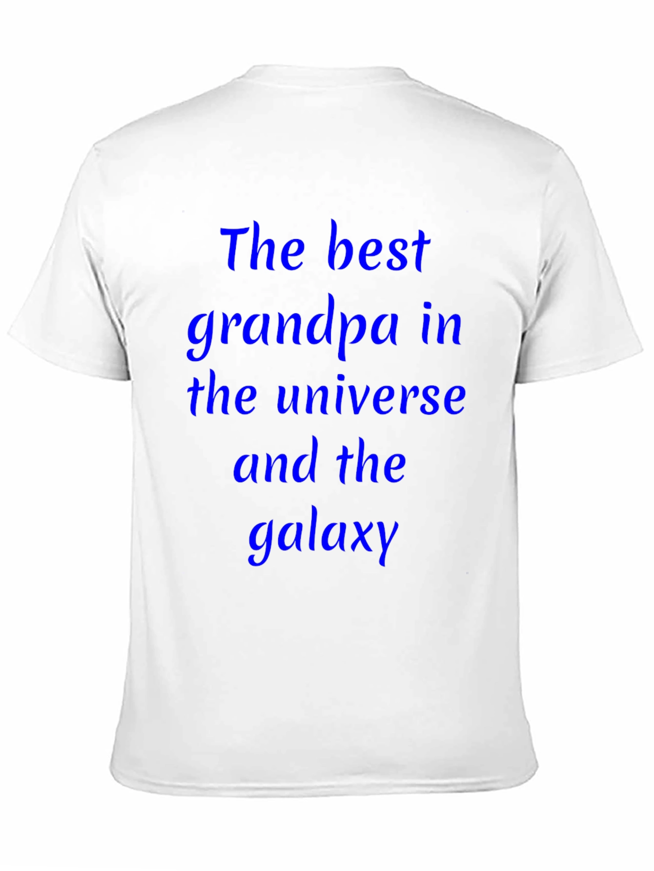 Black Best Grandpa T-Shirt: Universe and Galaxy Edition view 11