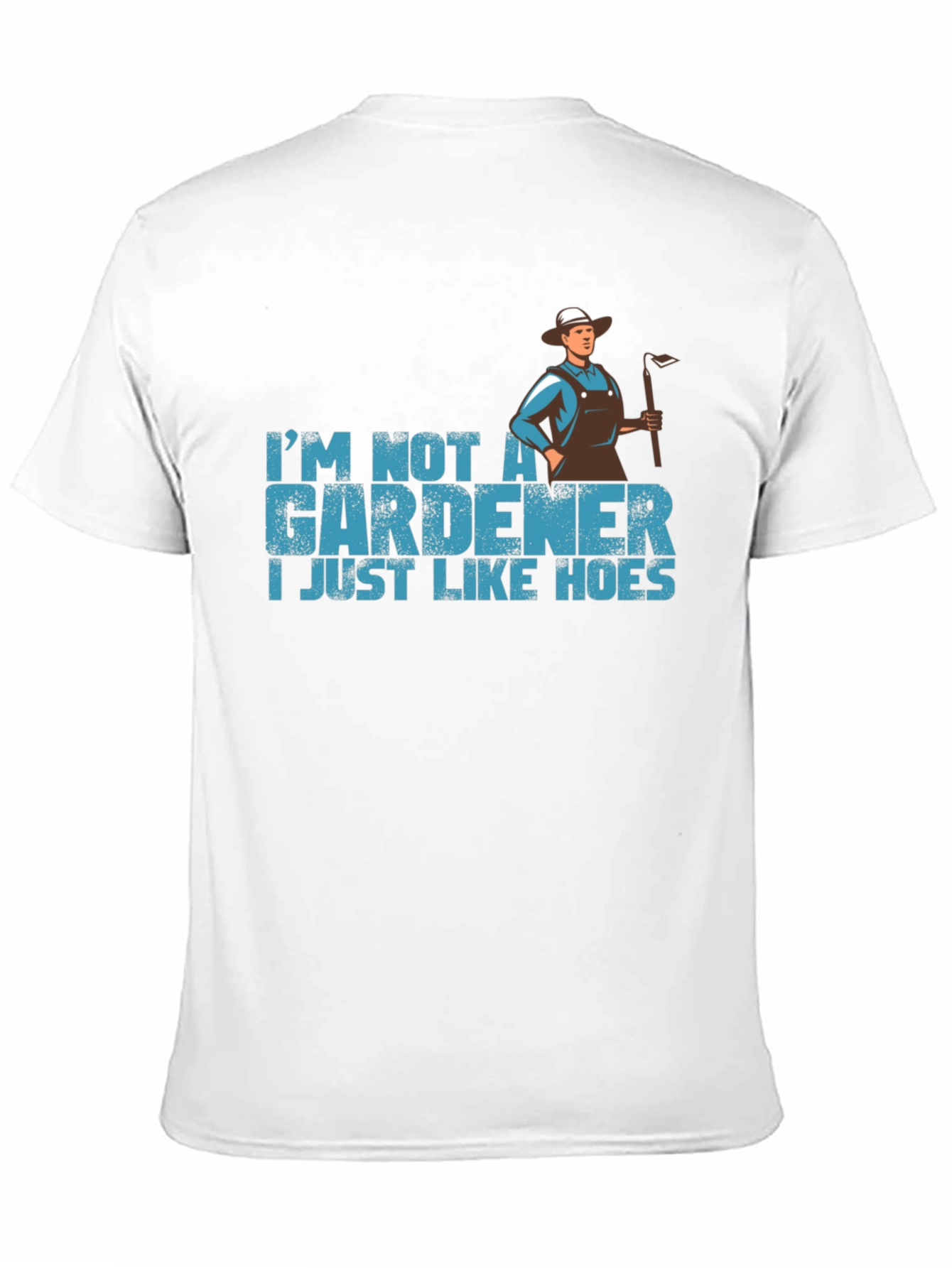 Black Funny Gardener T-Shirt - I Just Like Hoes view 11