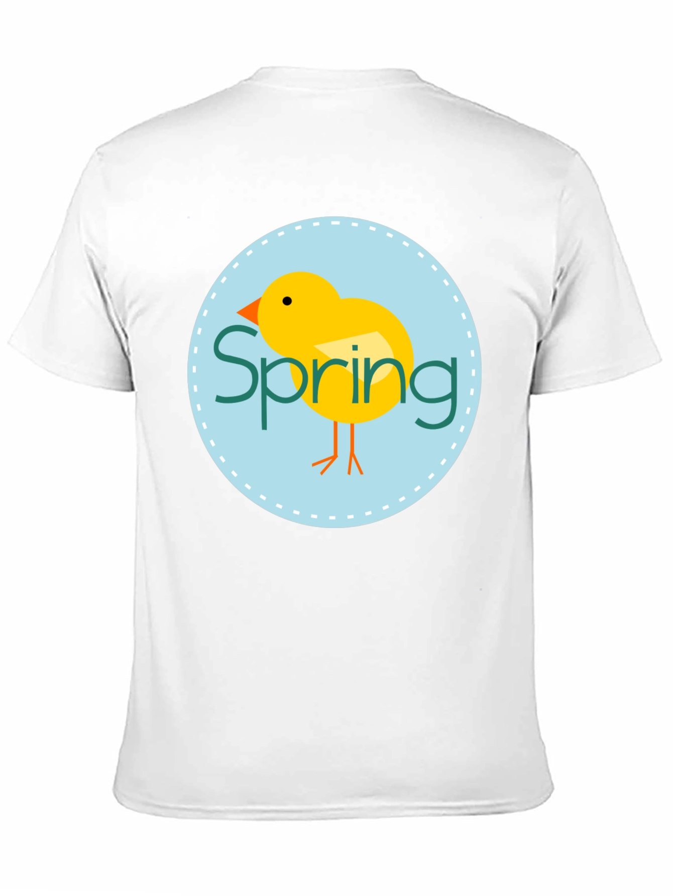 Black Spring Chick Graphic Tee - Unisex Black T-Shirt view 11
