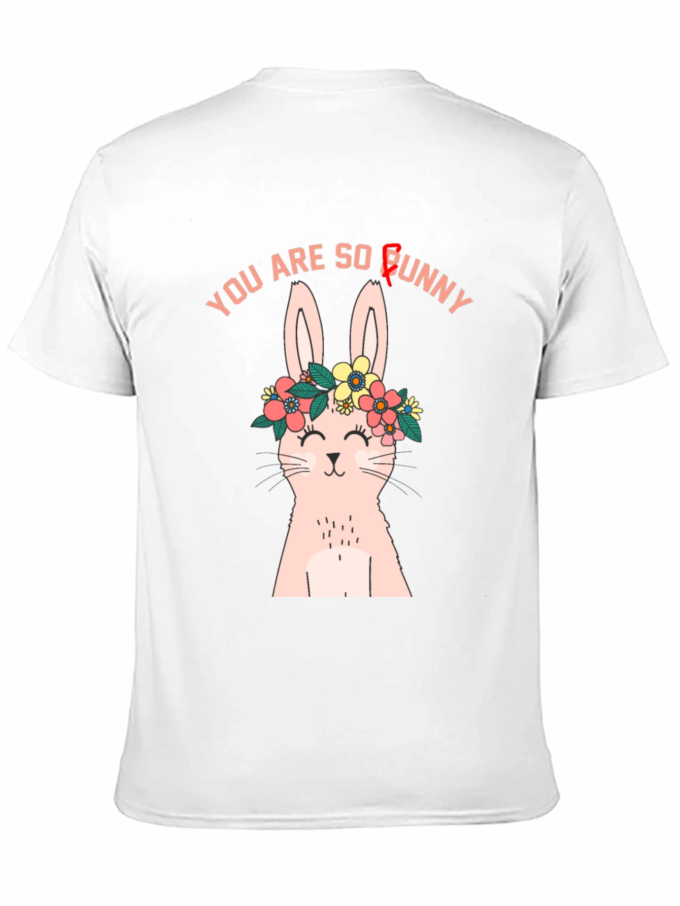 Black You Are So Bunny Graphic T-Shirt view 11