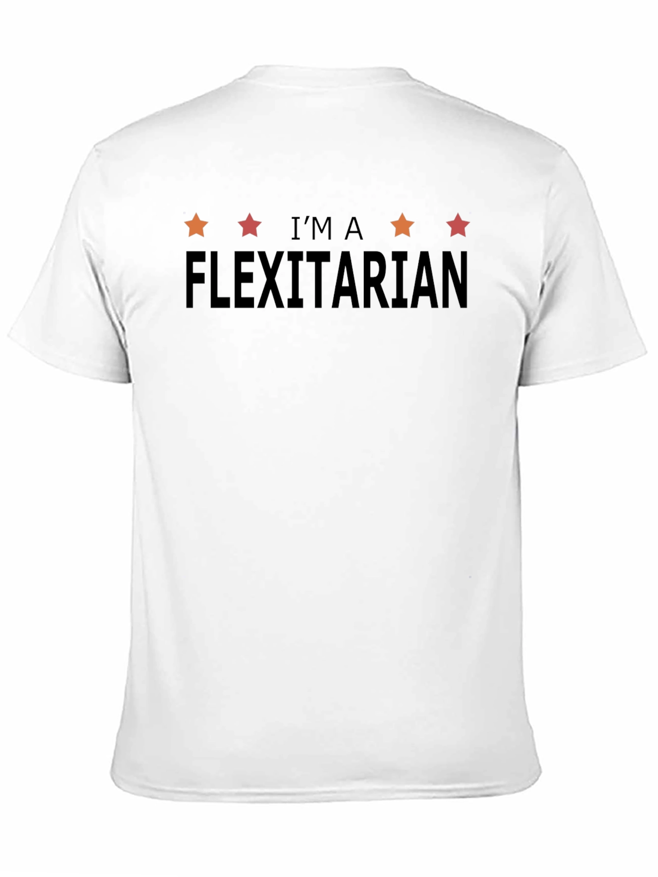 Black Flexitarian Graphic Tee - Black, Casual Fit view 11