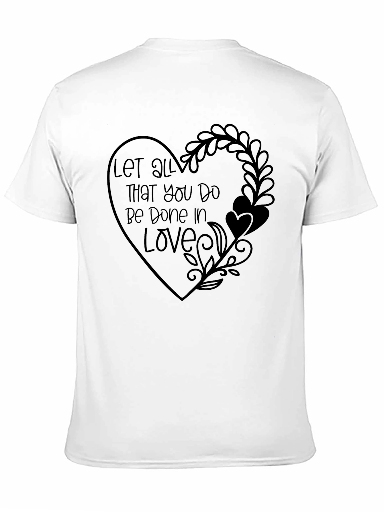 Black Love-Themed Graphic Tee - Inspirational Message view 11