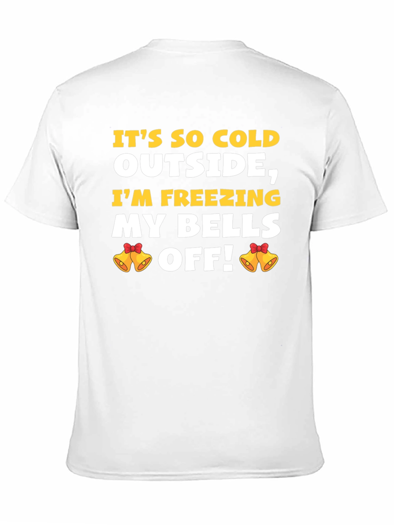 Black Funny Winter T-Shirt: It's So Cold! view 11