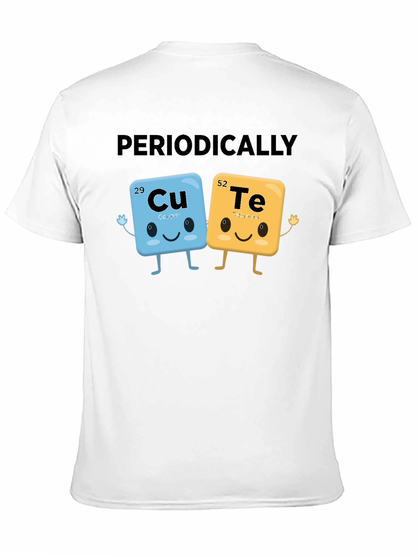 Black Periodically Cute Science T-Shirt view 11