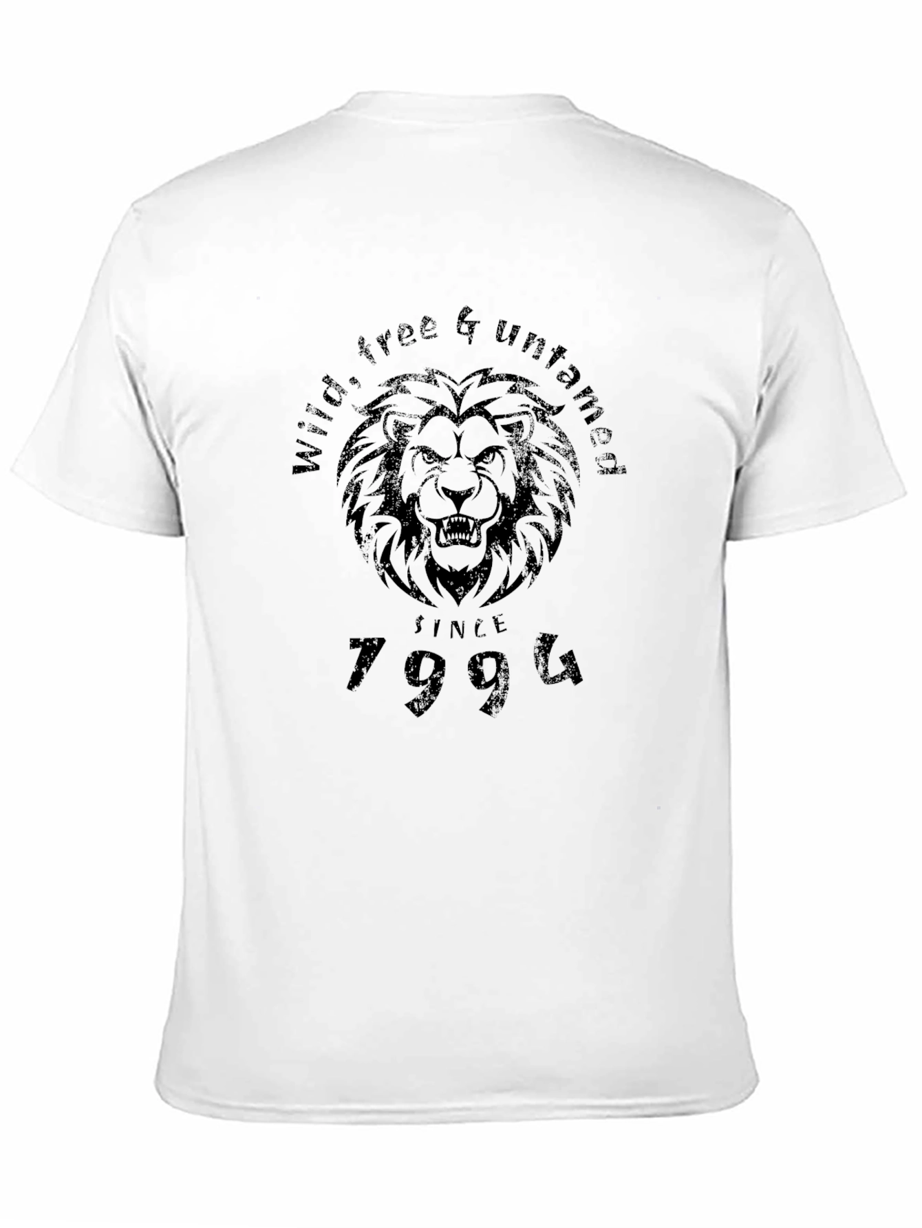 Black Wild Free Untamed Since 1994 T-Shirt view 11