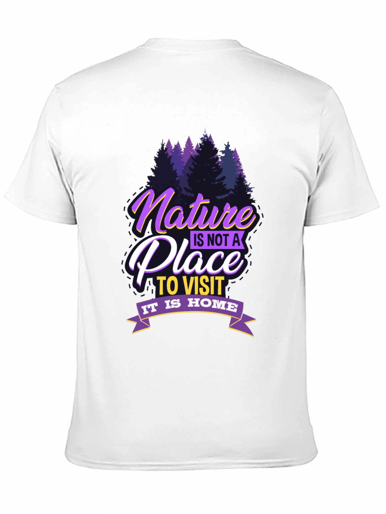 Black Nature is Home T-Shirt view 11