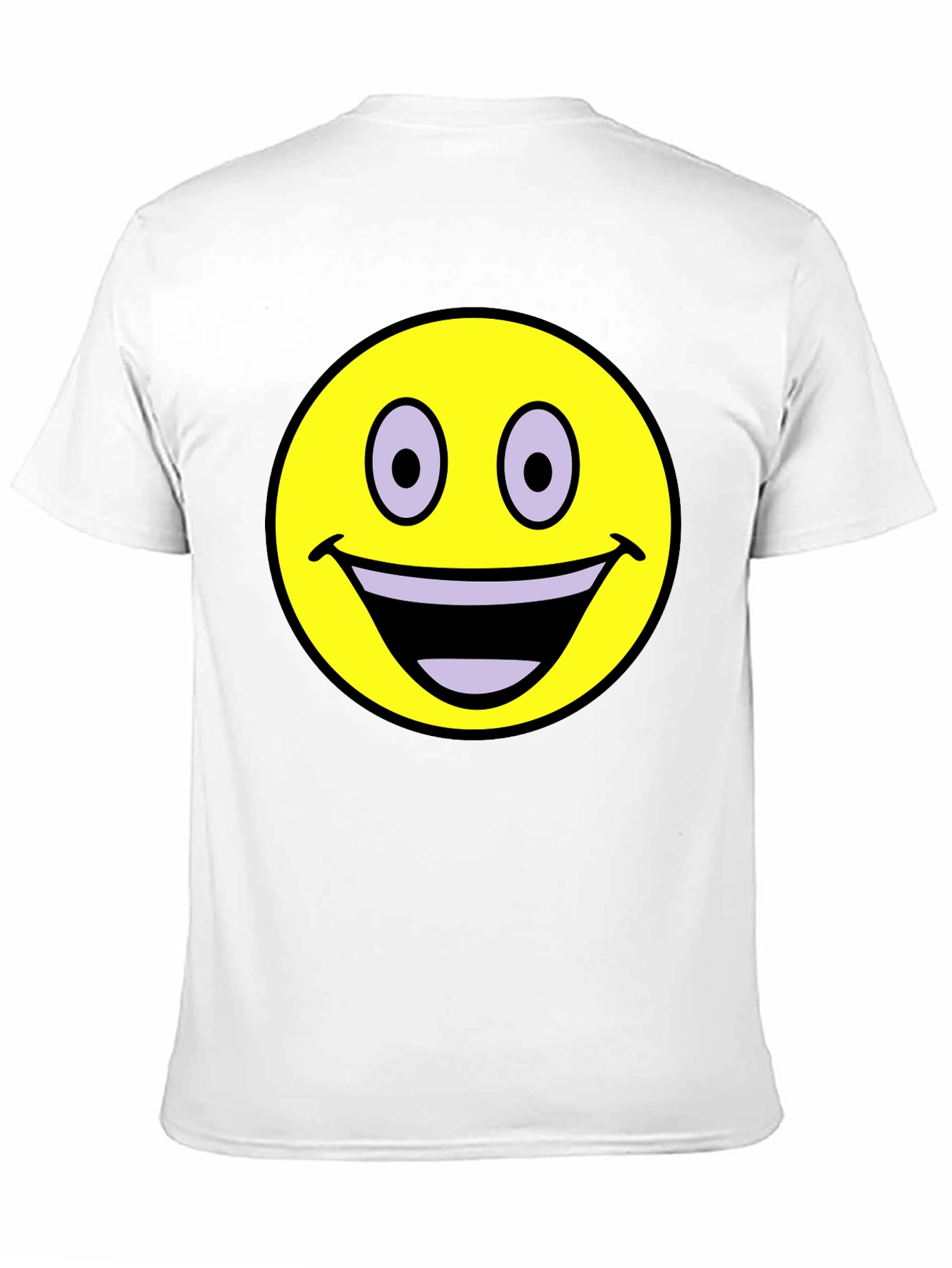 Black Smiley Face Graphic T-Shirt - Black view 11