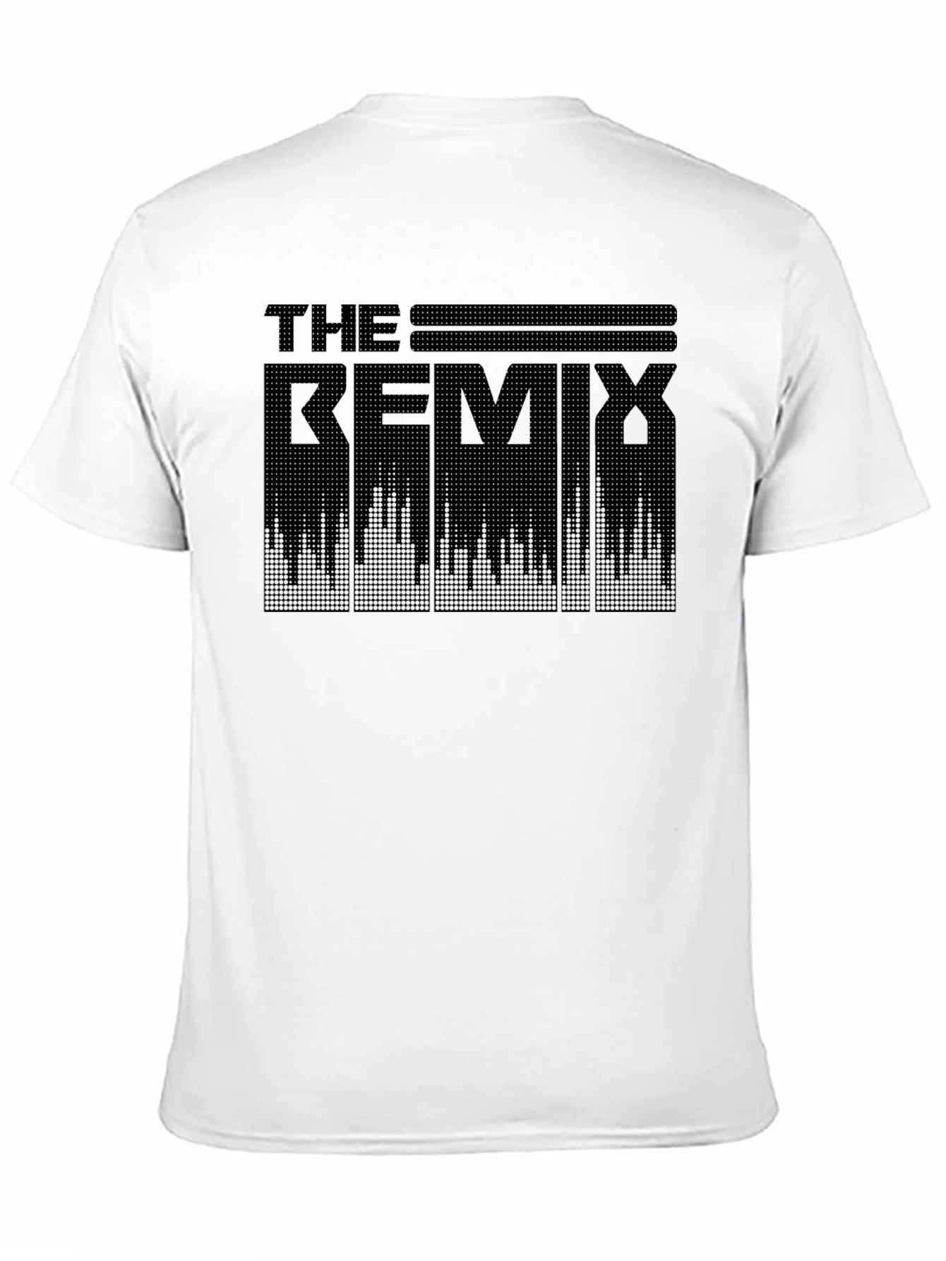 Black The Remix Graphic Tee - Black Cotton Crew Neck T-Shirt view 11