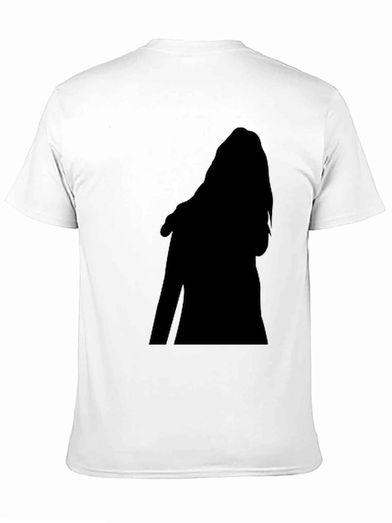 Black Silhouette Graphic Print Tee - Casual Comfort view 11