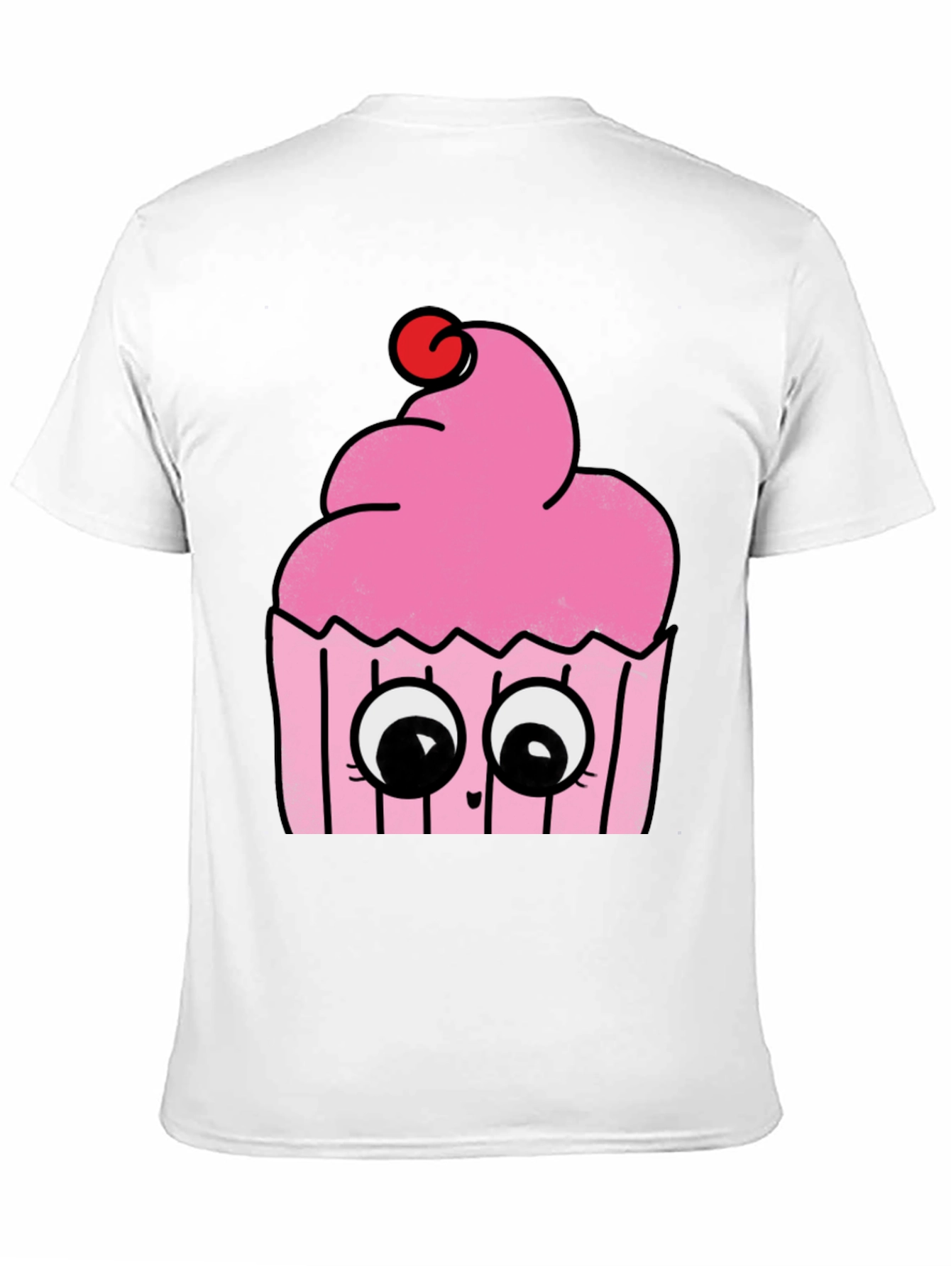 Black Cute Cupcake Graphic Tee - Soft Cotton Comfort view 11