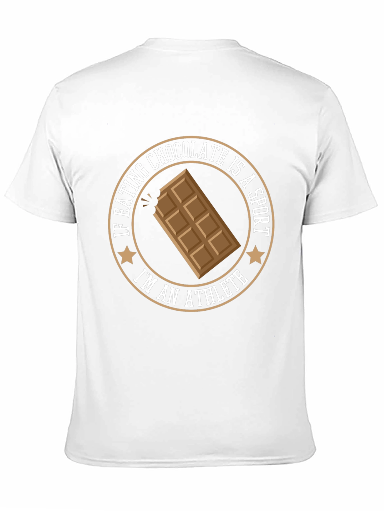 Black Chocolate Lover Athlete T-Shirt view 11