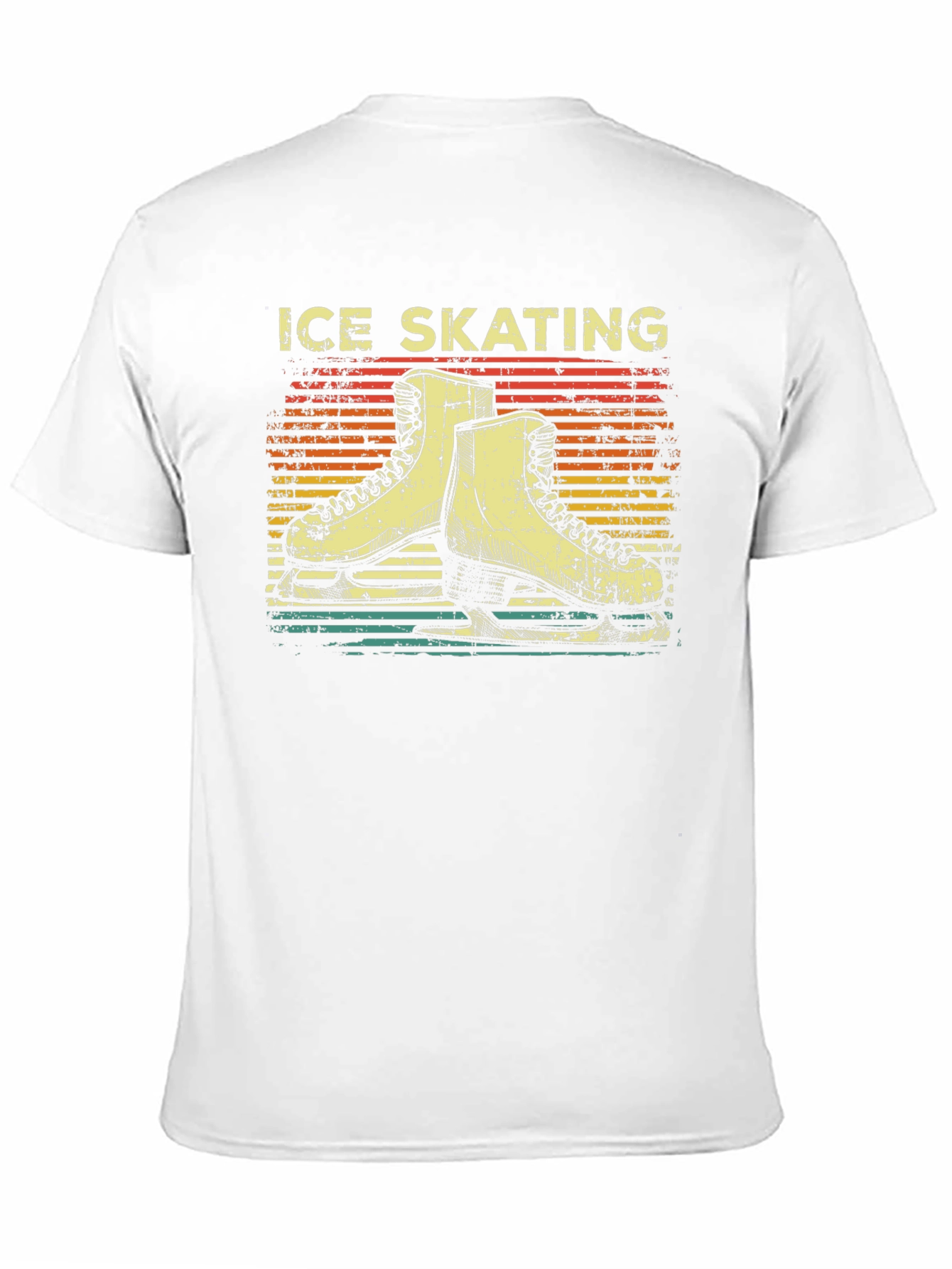 Black Retro Ice Skating T-Shirt view 11