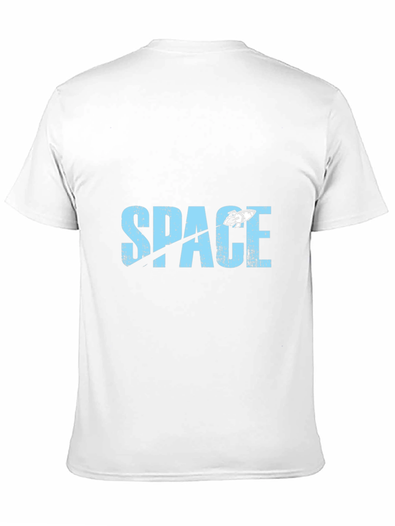 Black Space Rocket Graphic T-Shirt - Black view 11