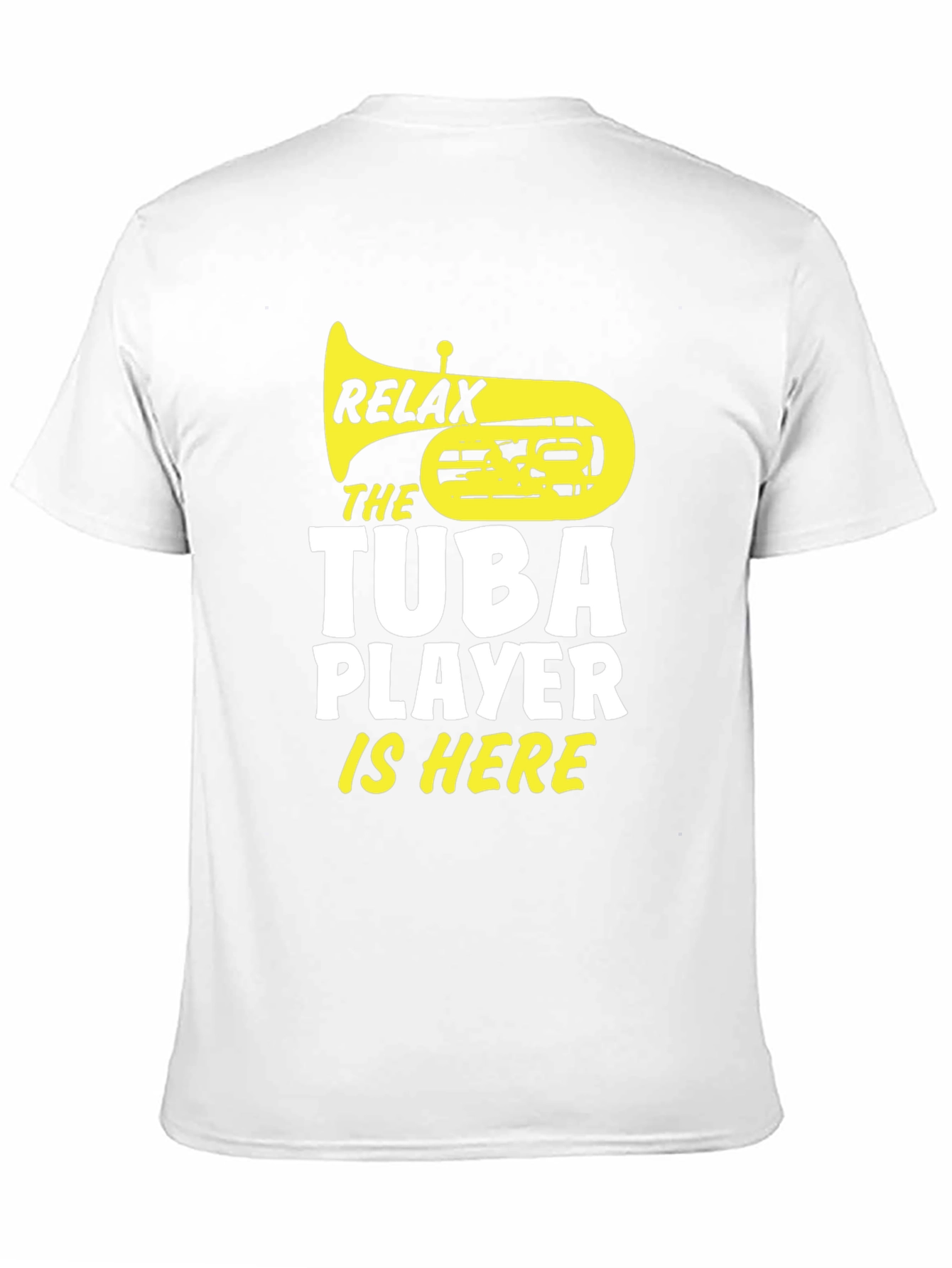 Black Relax, Tuba Player Is Here Black Graphic Tee view 11