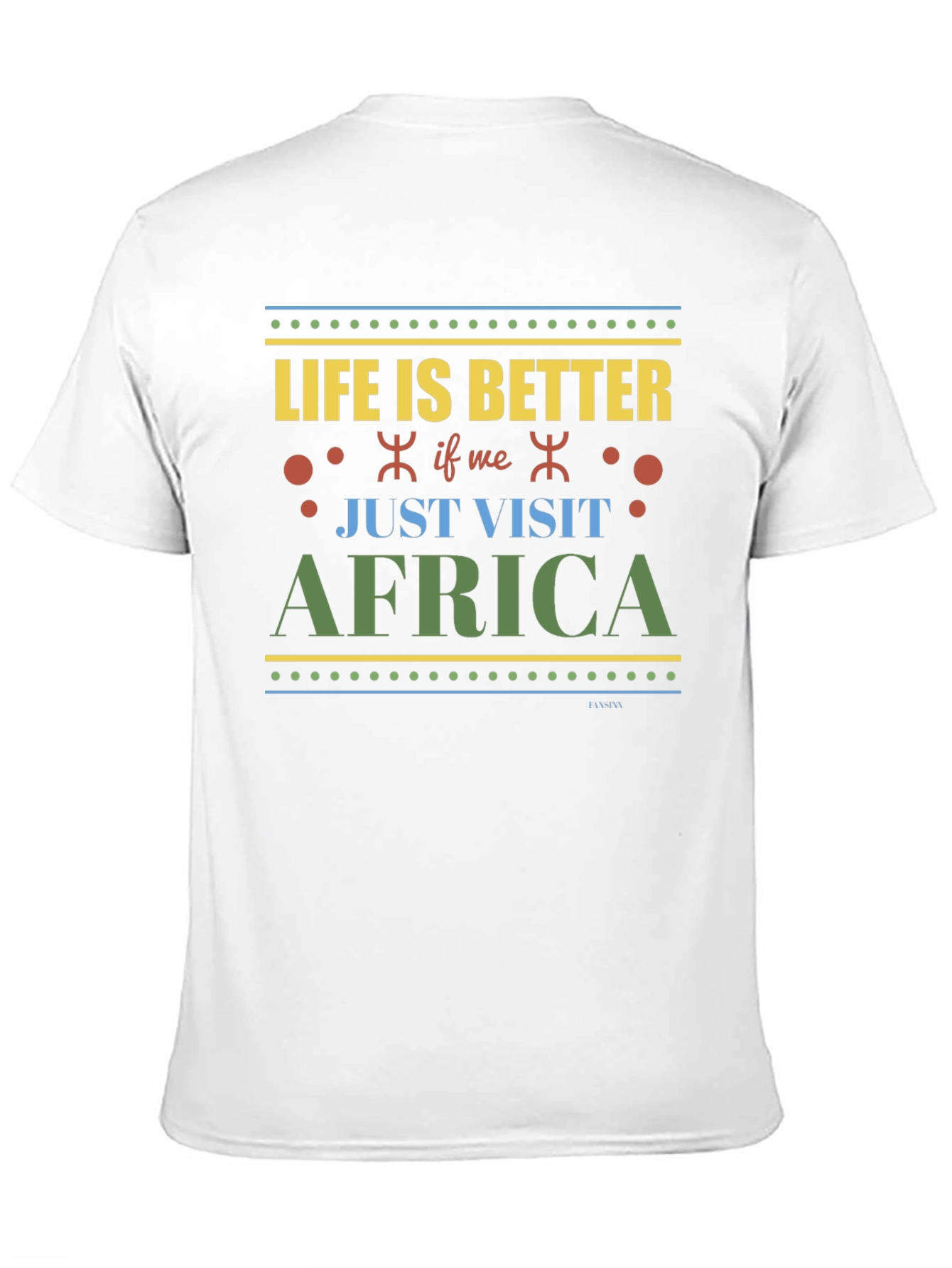 Black Life is Better in Africa Black T-Shirt view 11