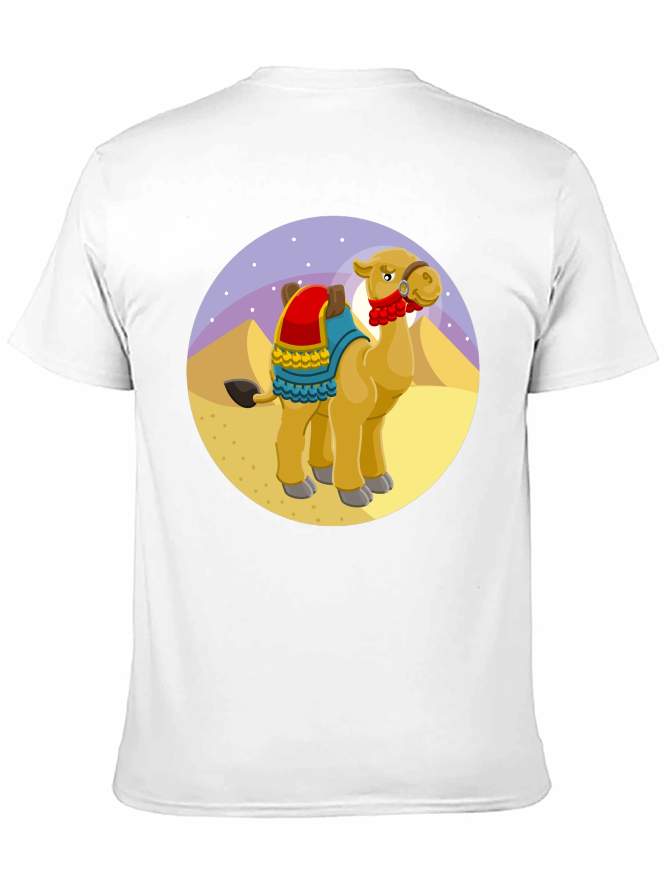 Black Cartoon Camel T-Shirt view 11