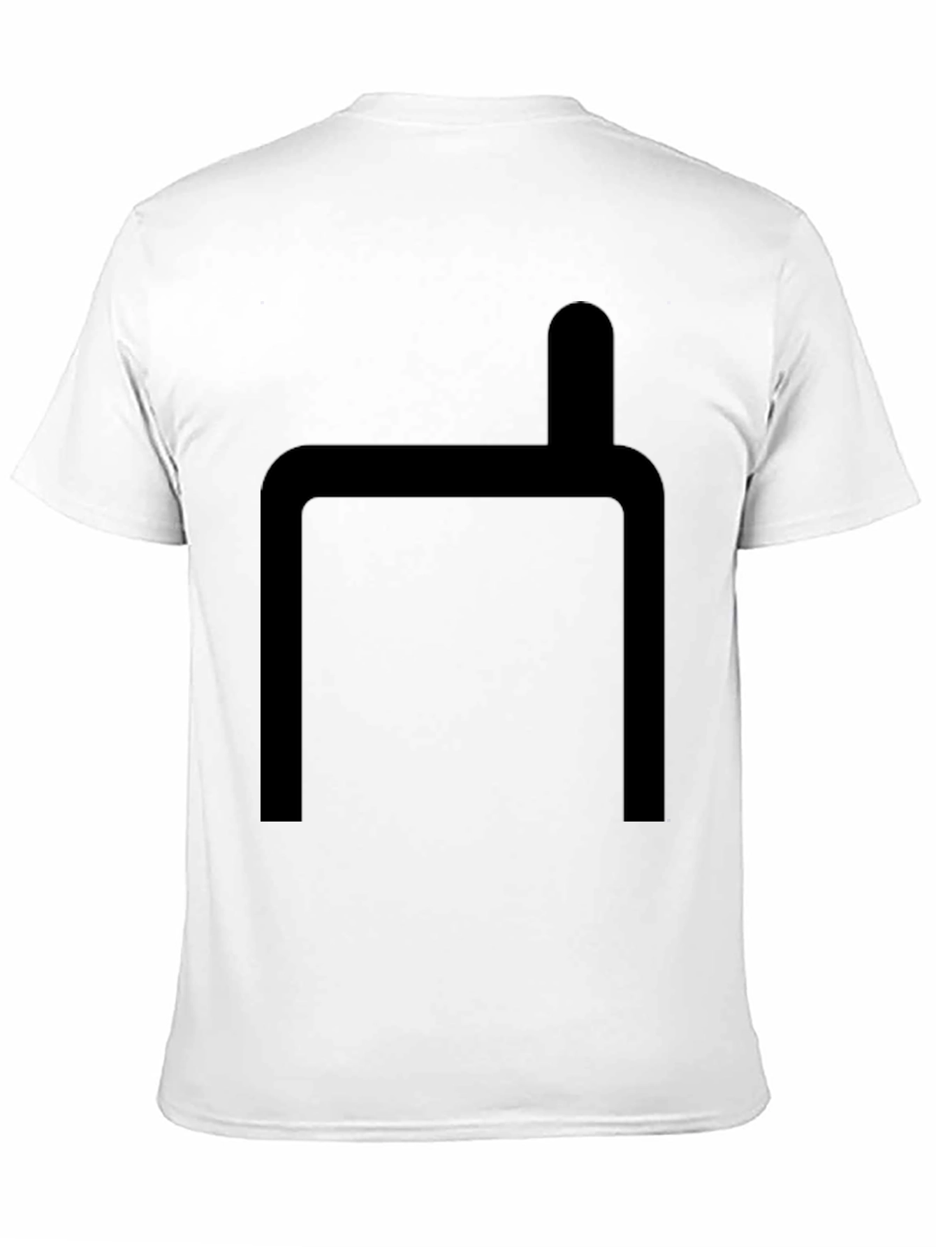 Black Modern Graphic Black T-Shirt view 11