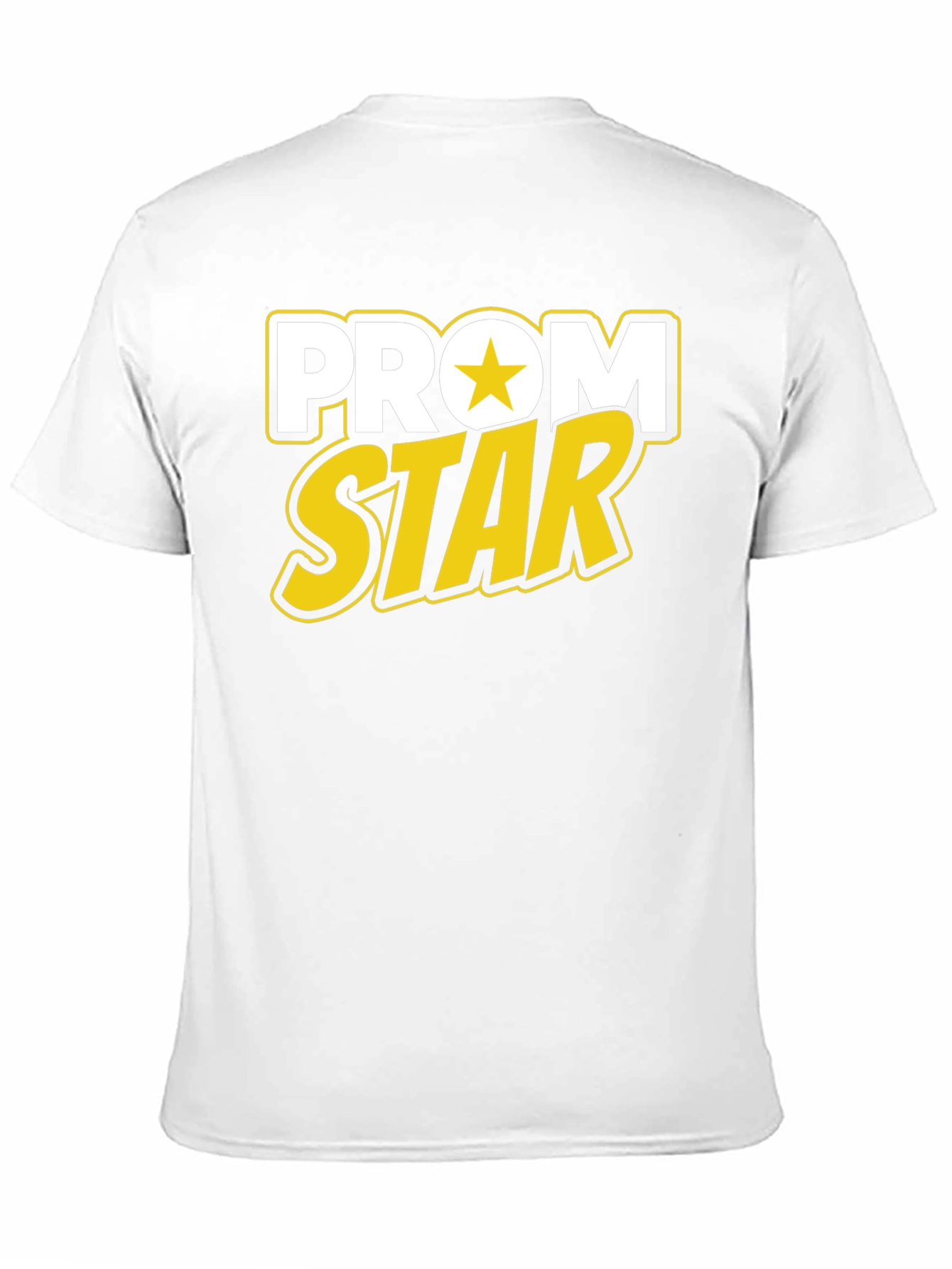 Black Prom Star Graphic Tee - Black Cotton T-Shirt view 11