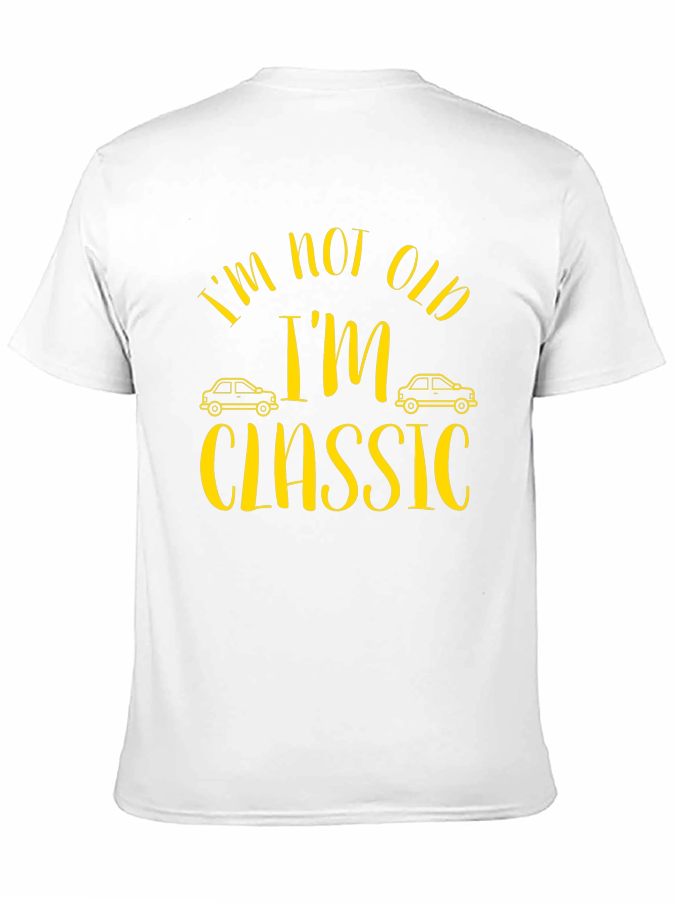 Black I'm Not Old, I'm Classic Men's T-Shirt view 11