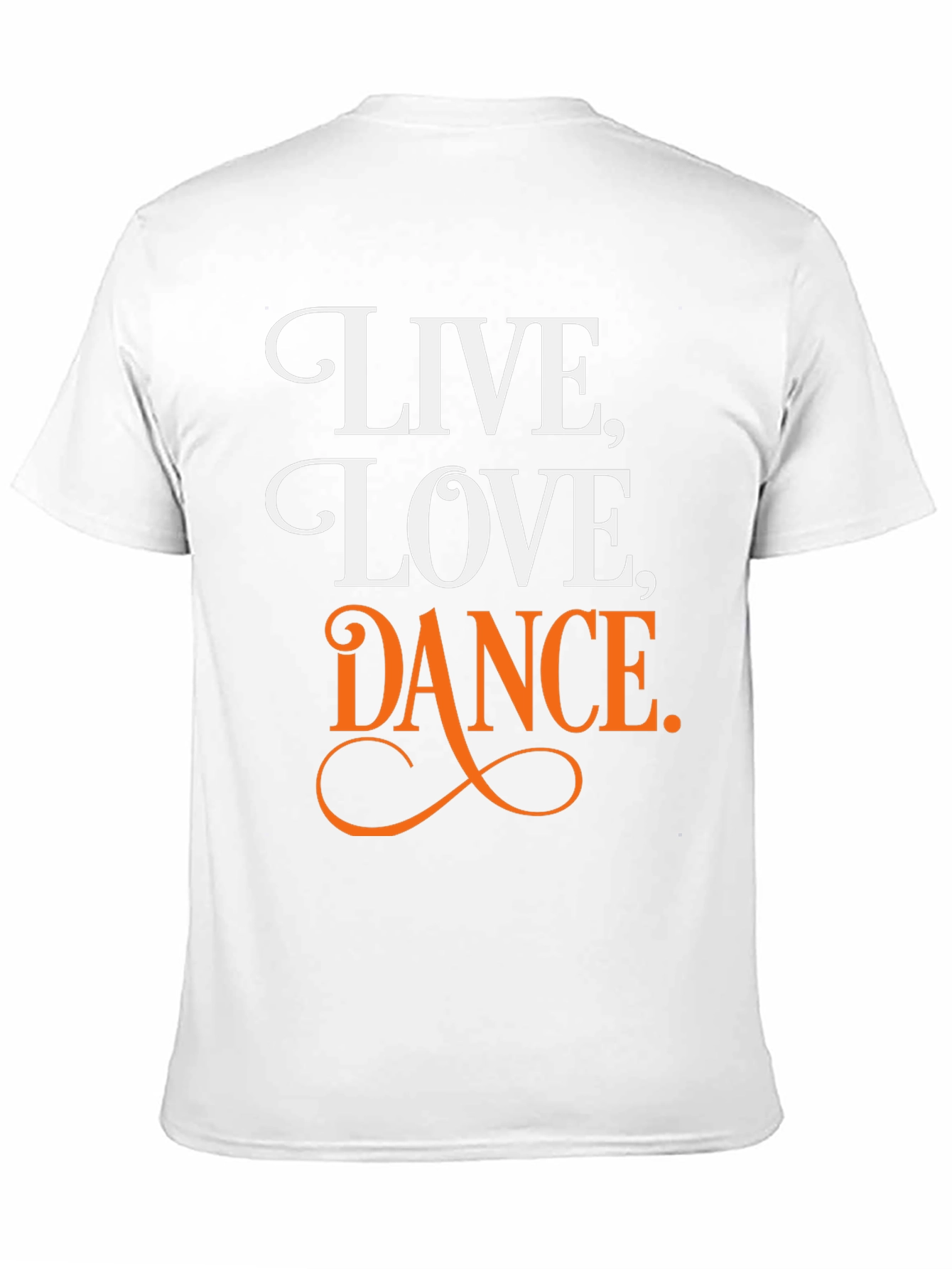 Black Live, Love, Dance Graphic Tee - Black T-Shirt view 11