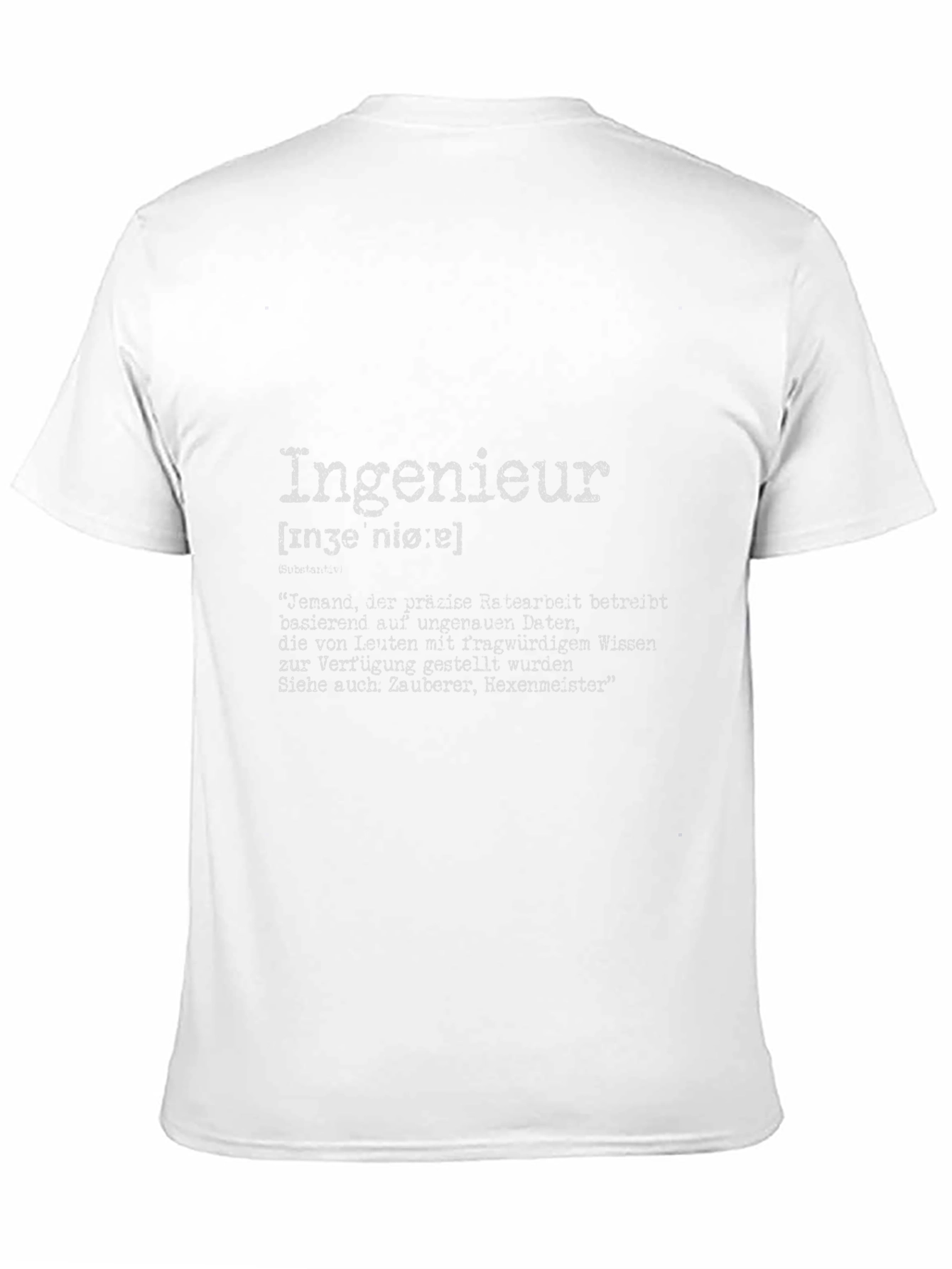 Black Engineer Definition Black T-Shirt view 11