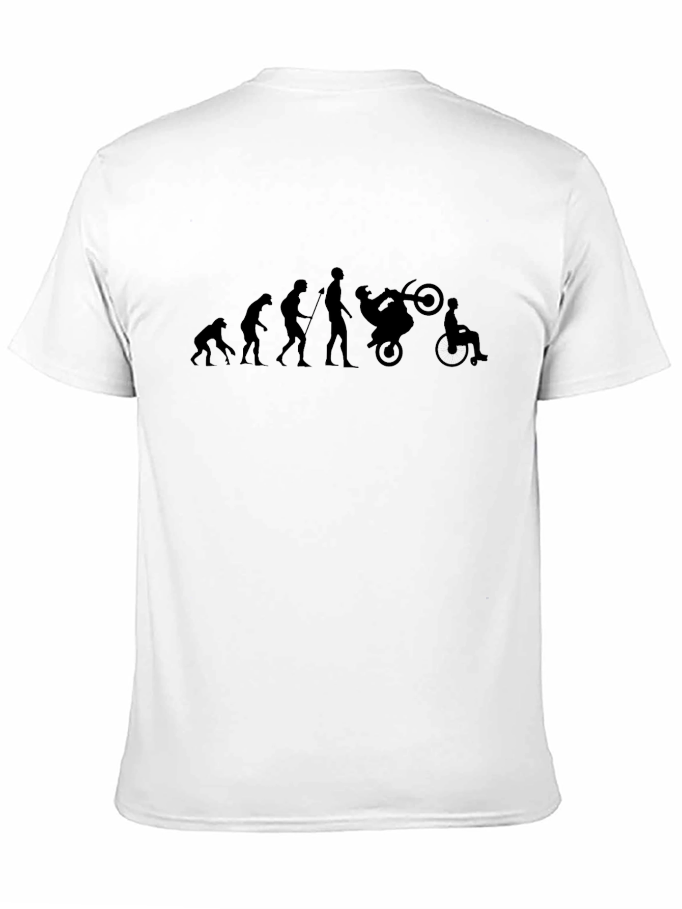 Black Evolution of a Stuntman T-Shirt view 11