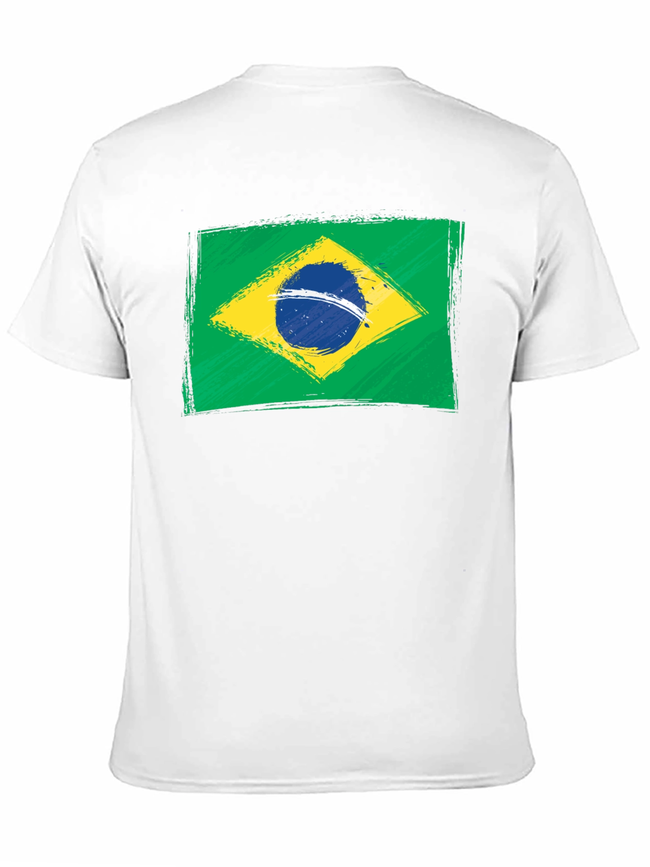 Black Brazil Flag Graphic T-Shirt - Black view 11