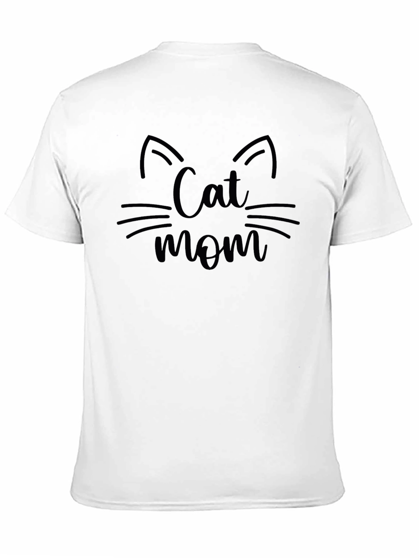 Black Cat Mom T-Shirt - Black, Casual Wear view 11