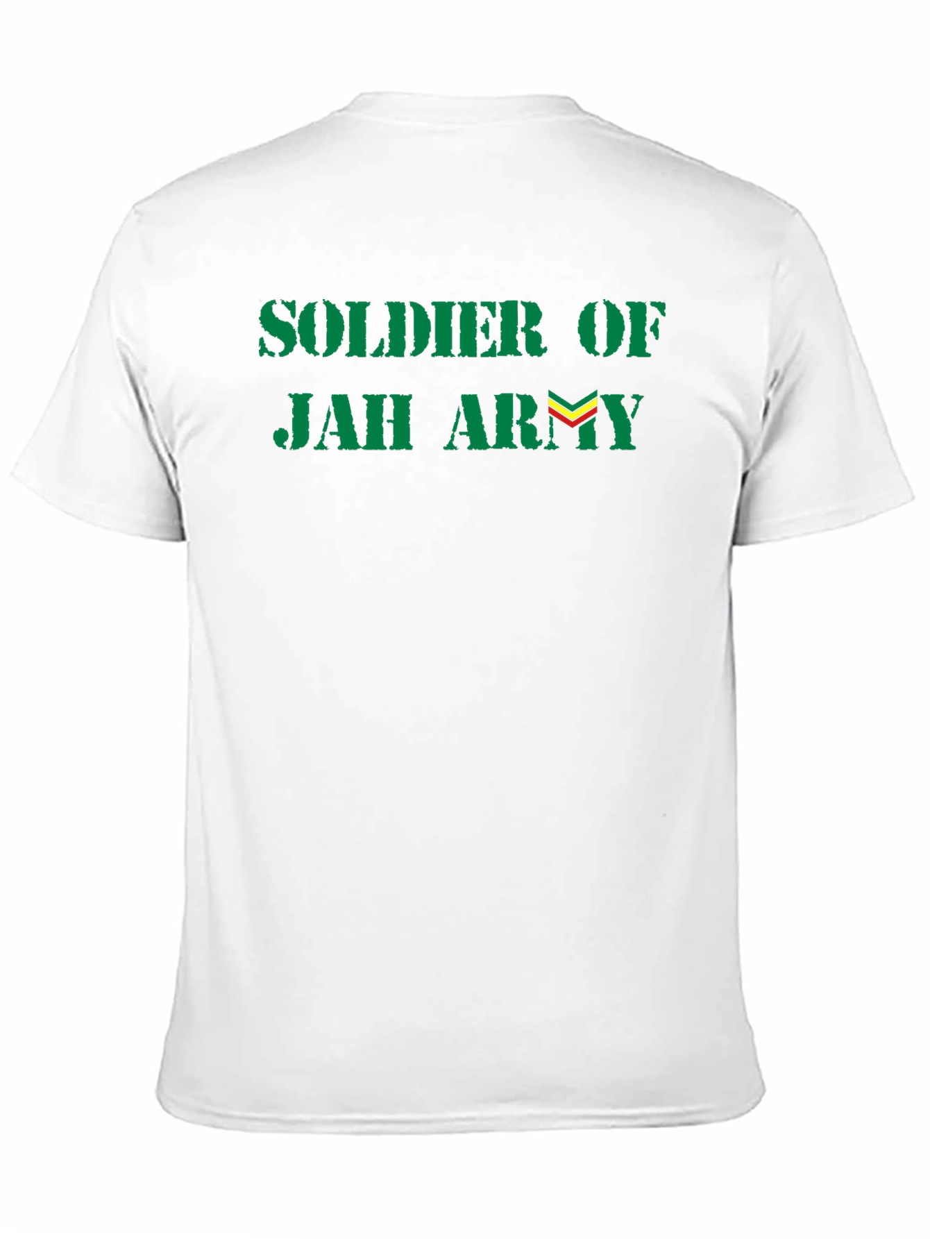 Black Soldier of Jah Army Graphic T-Shirt view 11