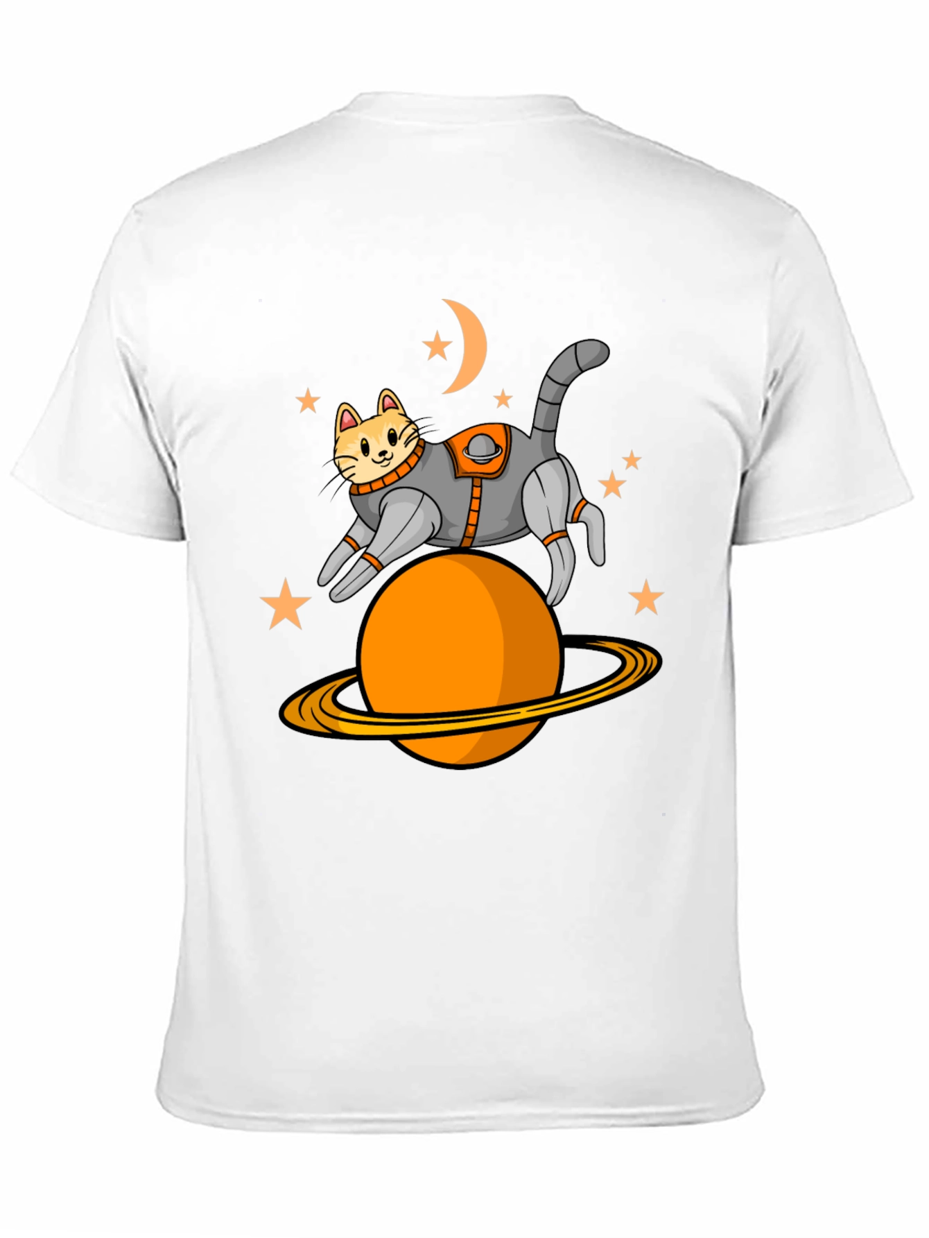 Black Cat Astronaut T-Shirt view 11