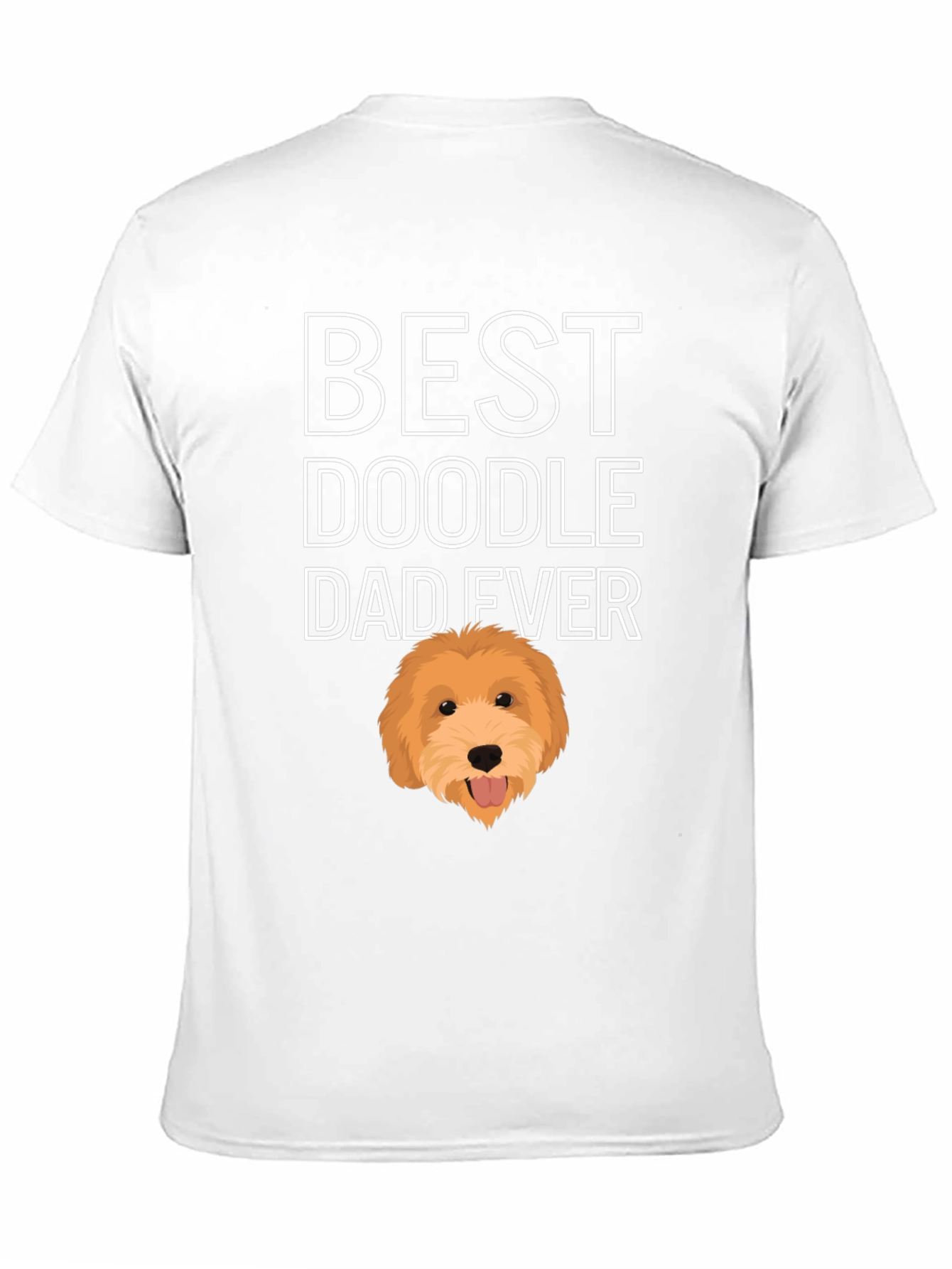 Black Best Doodle Dad Ever Graphic Tee view 11