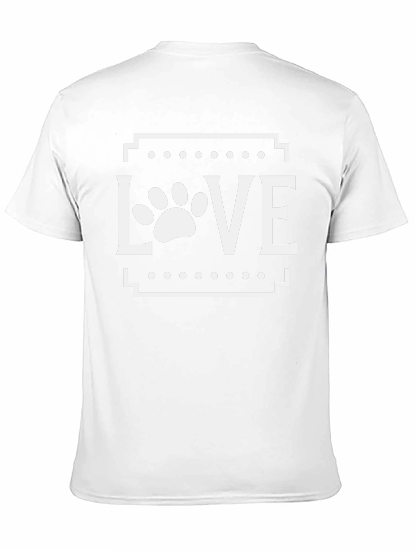 Black Love Paw Print Graphic Tee - Black view 11