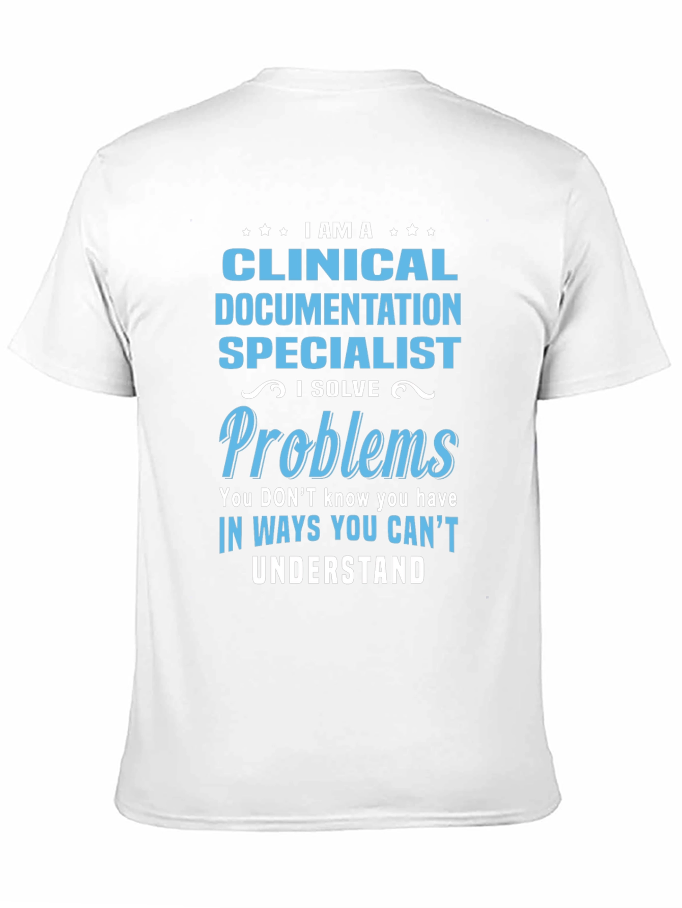 Black Clinical Documentation Specialist T-Shirt view 11