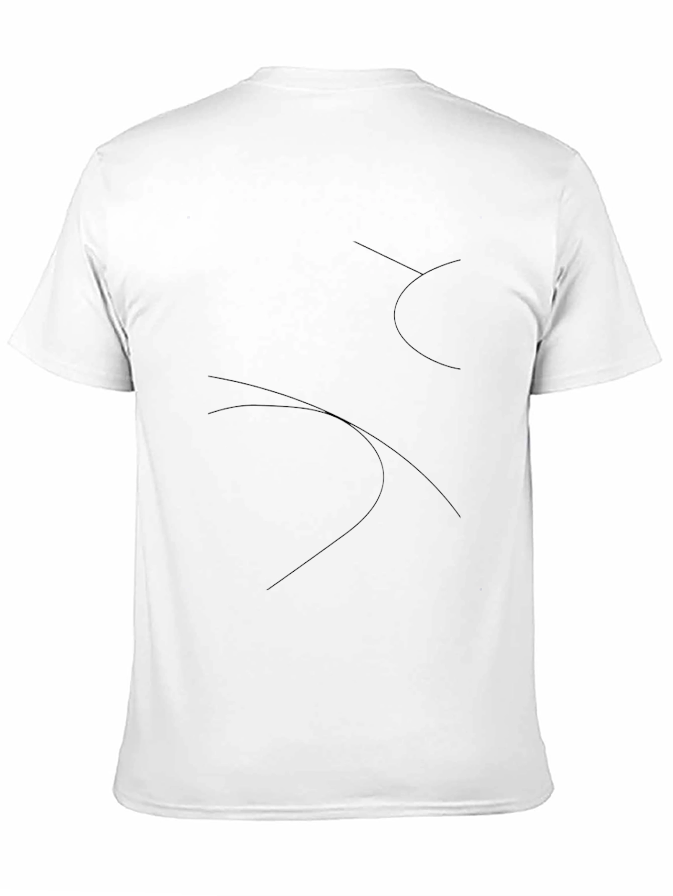 Black Classic Black Crew Neck T-Shirt for Men view 11