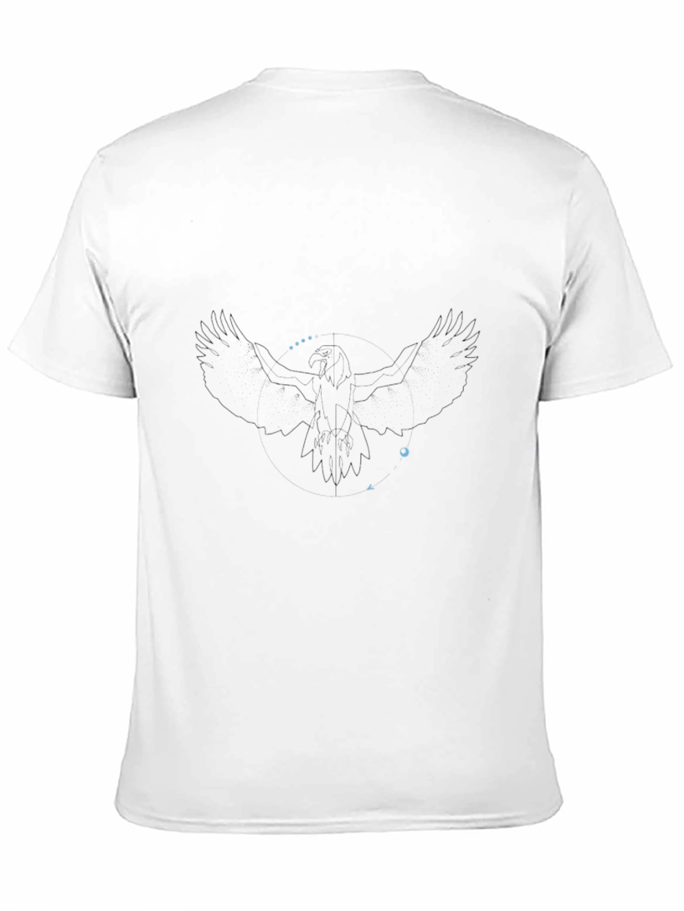 Black Eagle Graphic Black T-Shirt view 11
