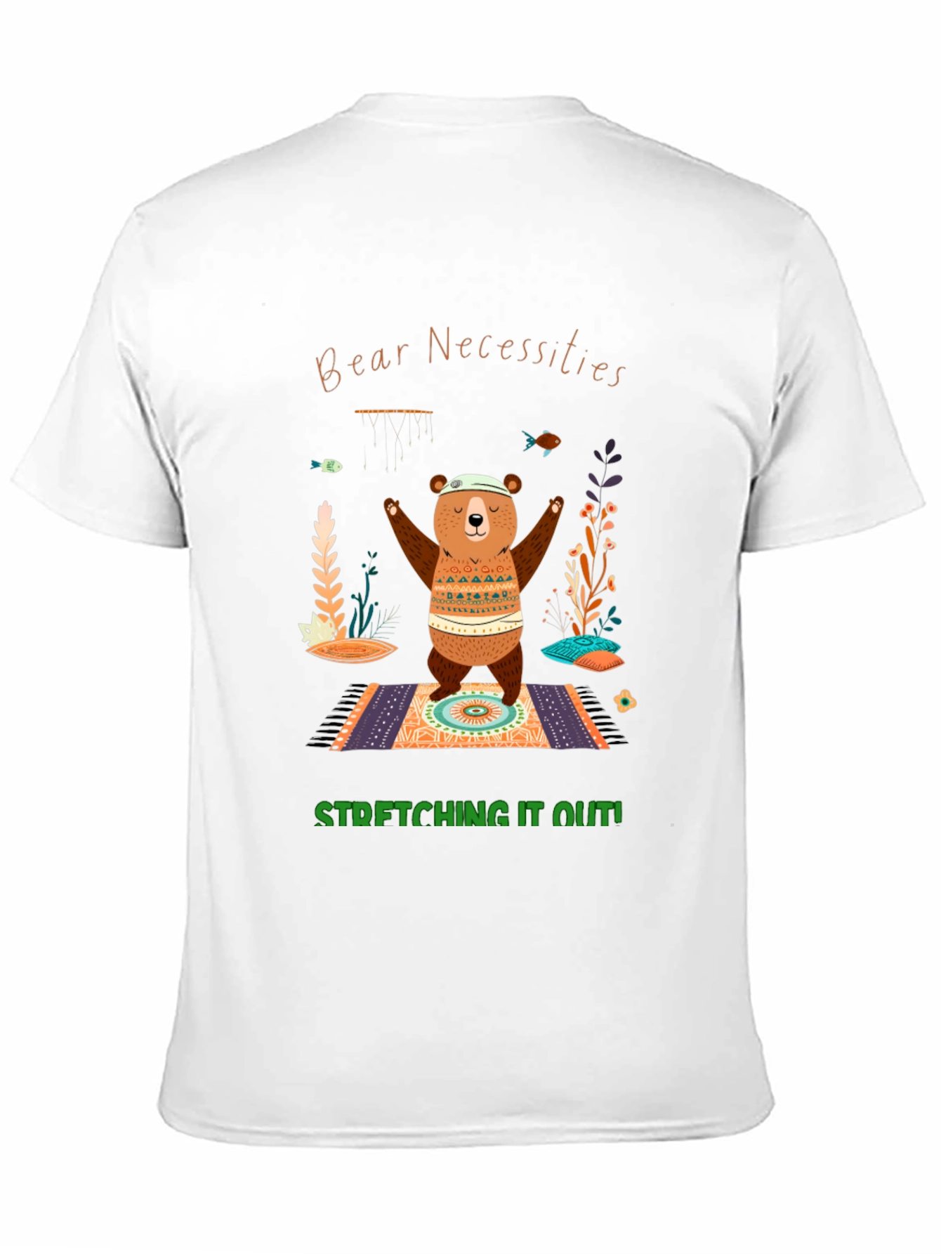 Black Bear Necessities T-Shirt - Stretching It Out view 11