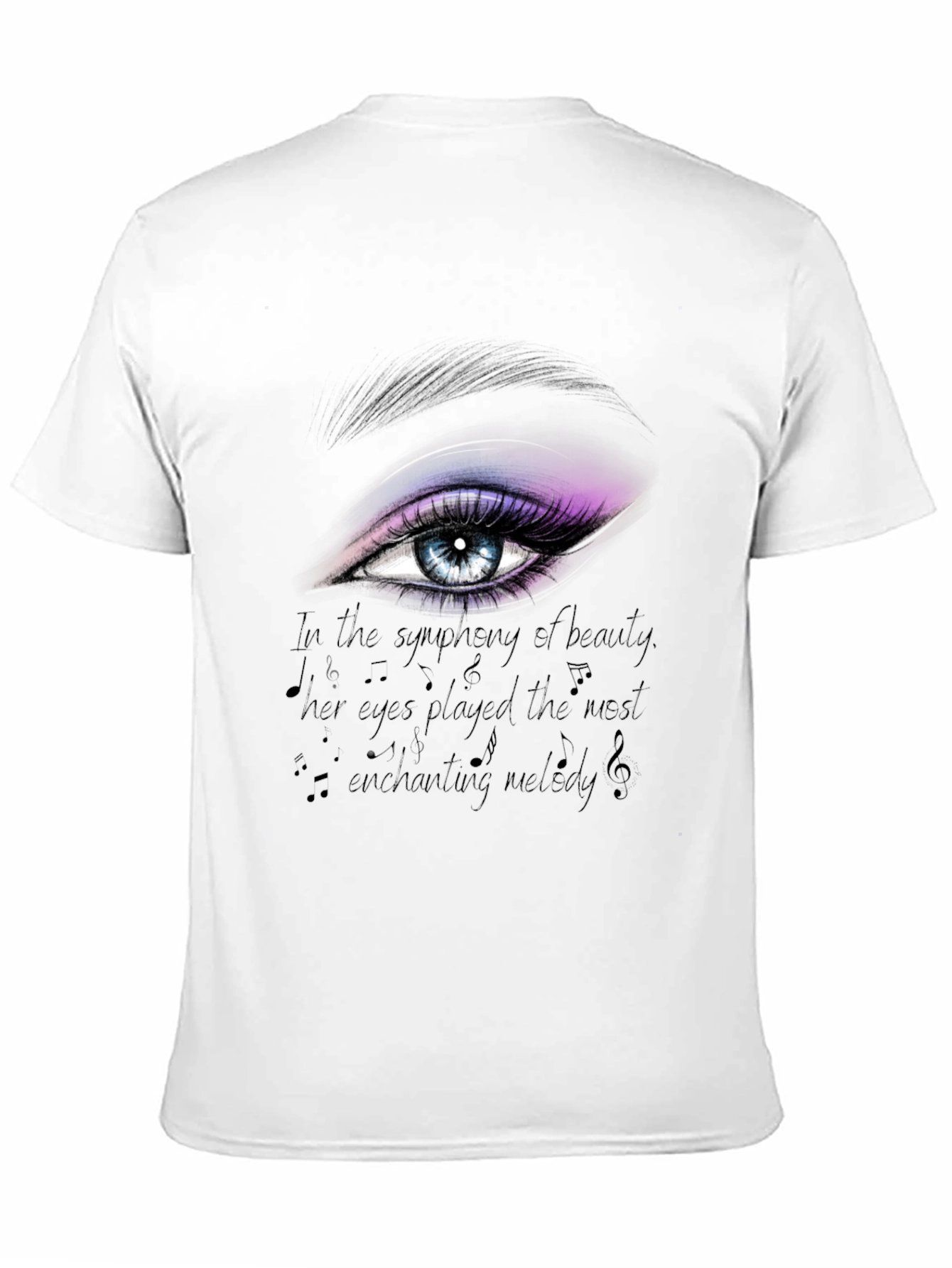 Black Eye Graphic T-Shirt: Symphony of Beauty view 11