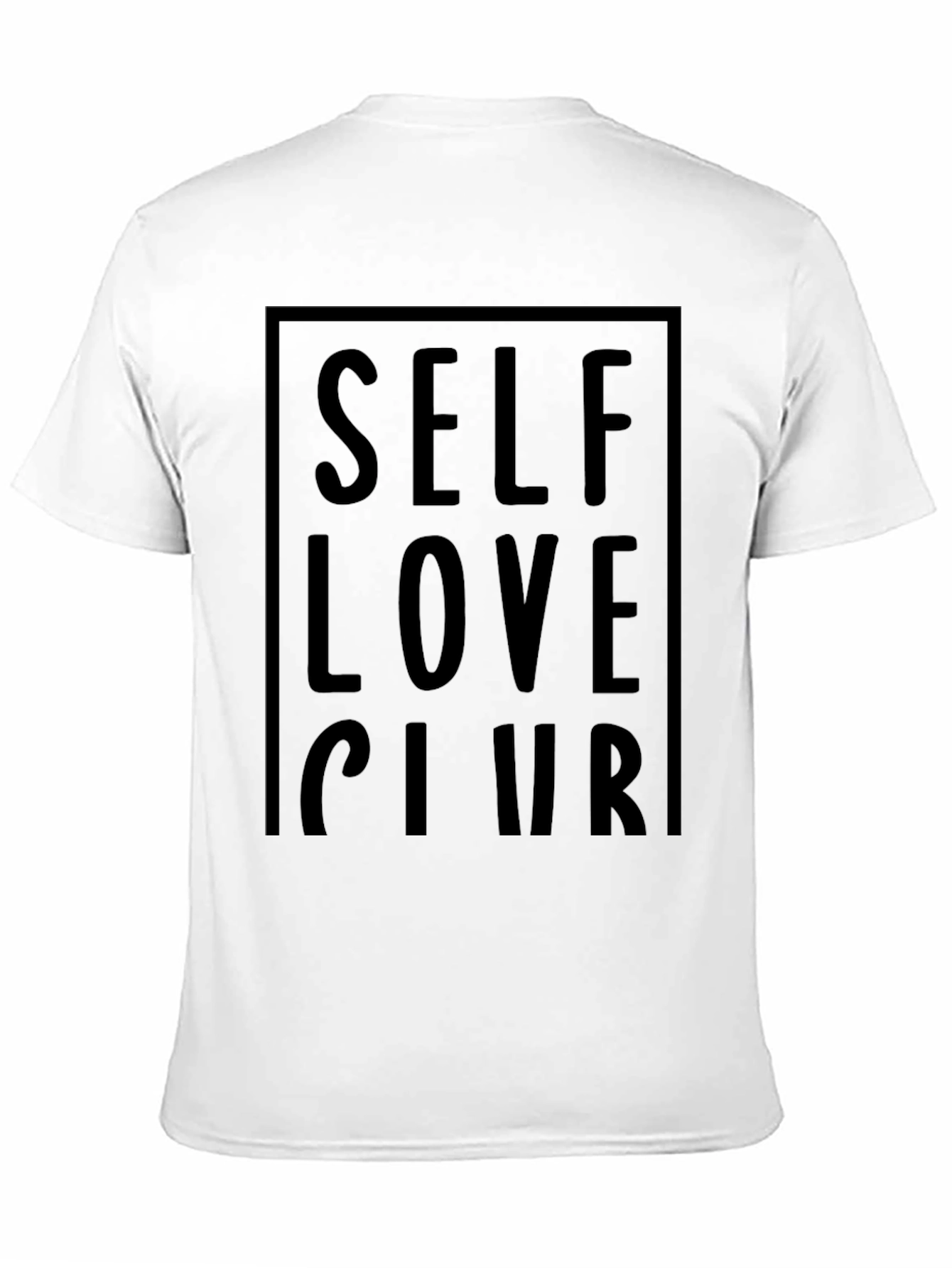 Black Self Love Club Graphic T-Shirt - Black view 11