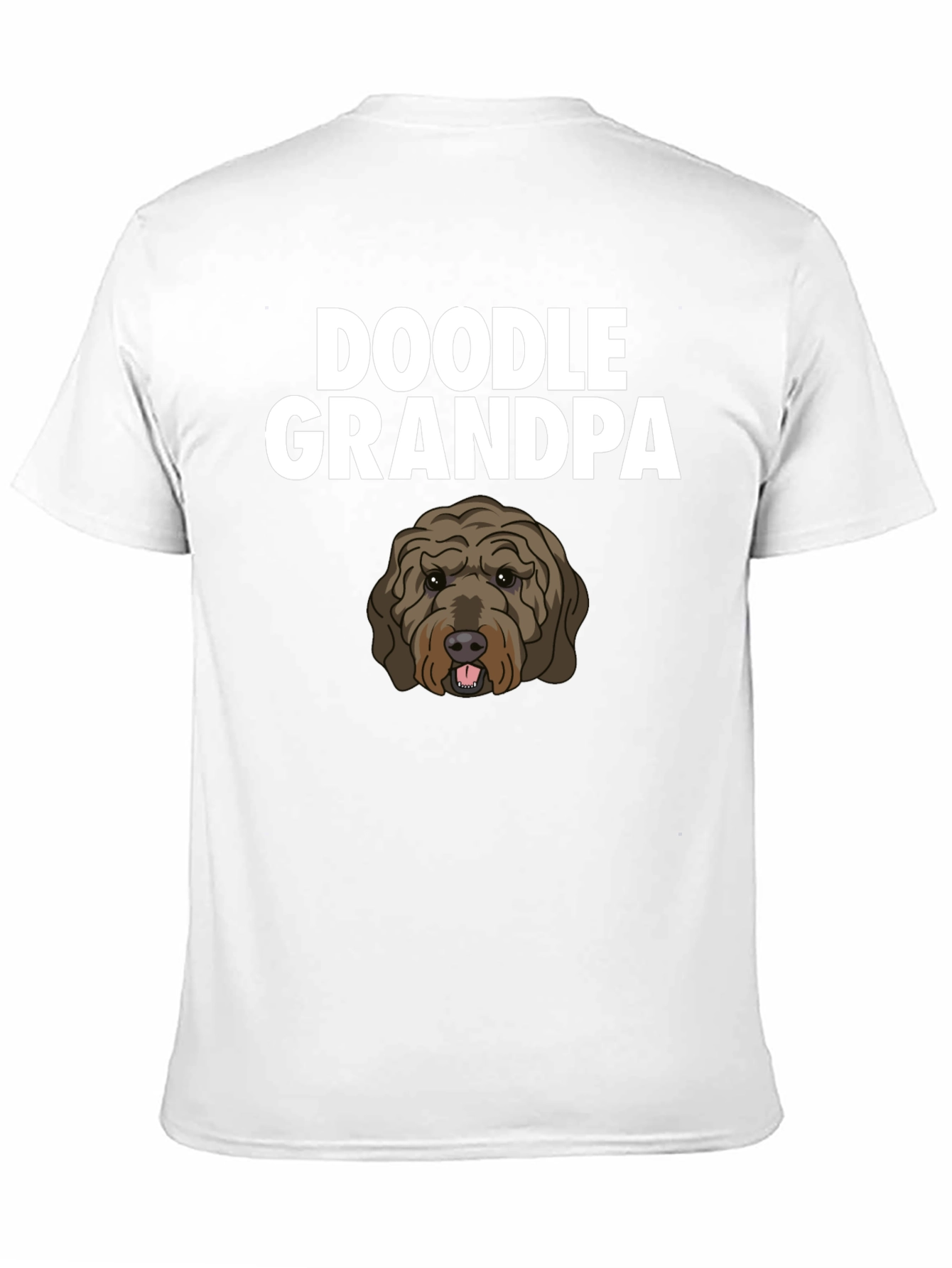 Black Doodle Grandpa T-Shirt - Dog Lover Gift view 11
