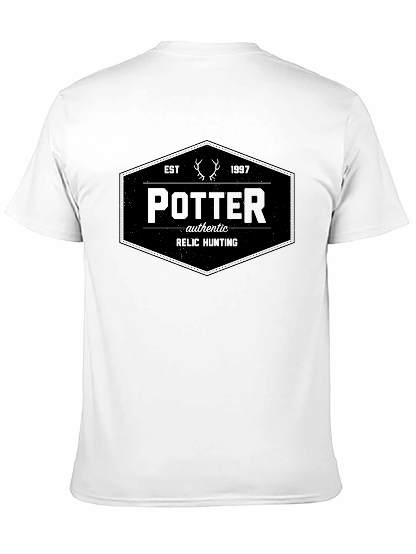 Black Potter Relic Hunting Tee - Authentic Vintage Design view 11