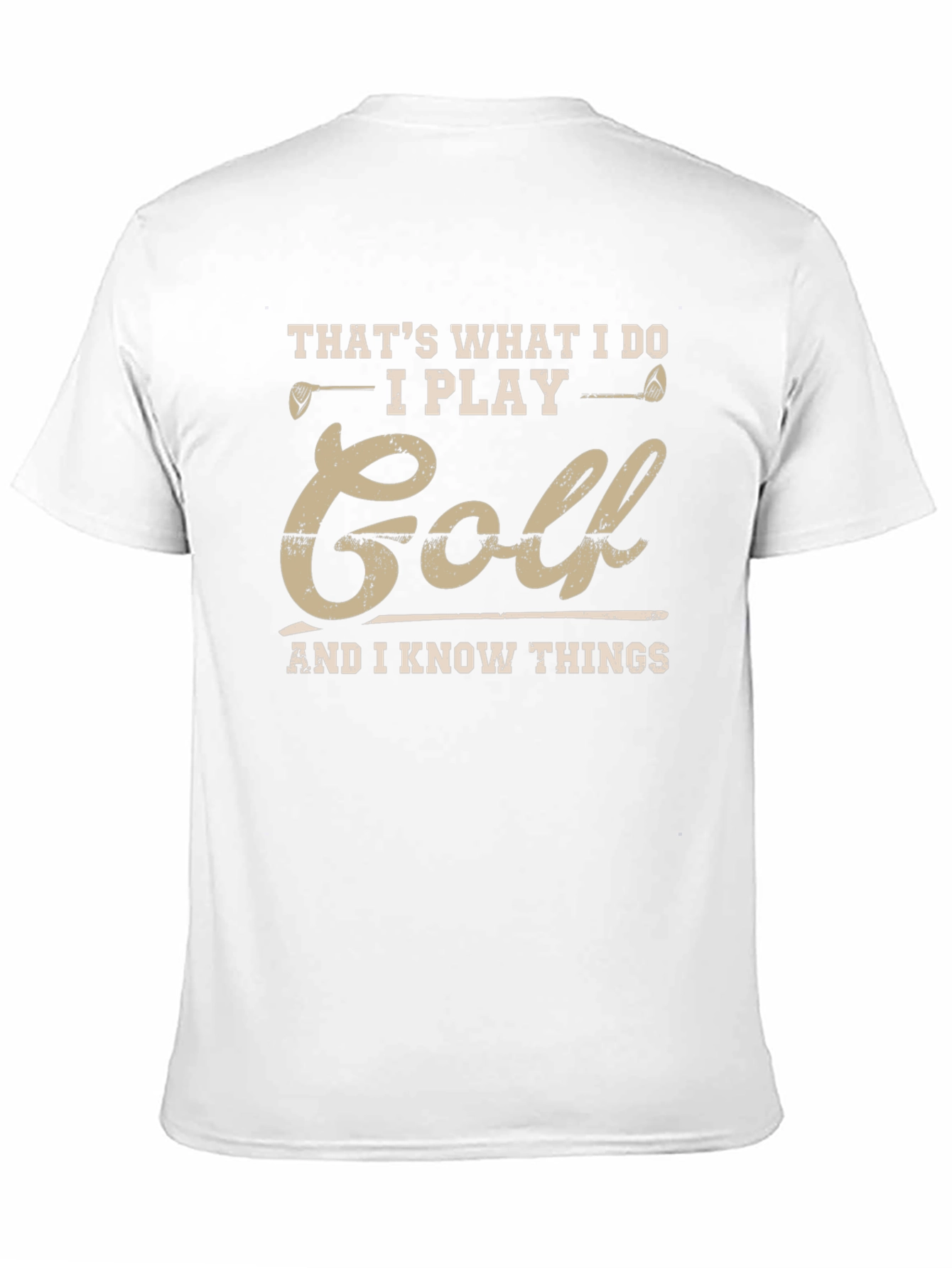 Black That's What I Do I Play Golf T-Shirt view 11
