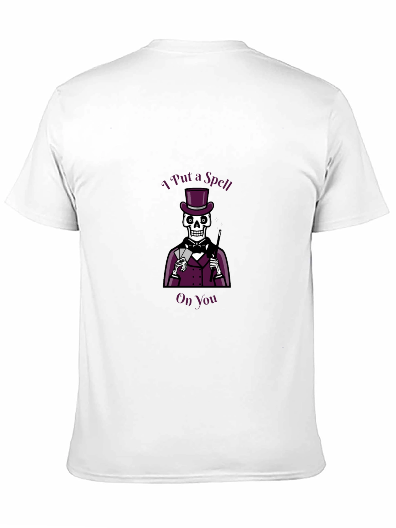 Black Spellbinding Skeleton T-Shirt - Magician Style! view 11