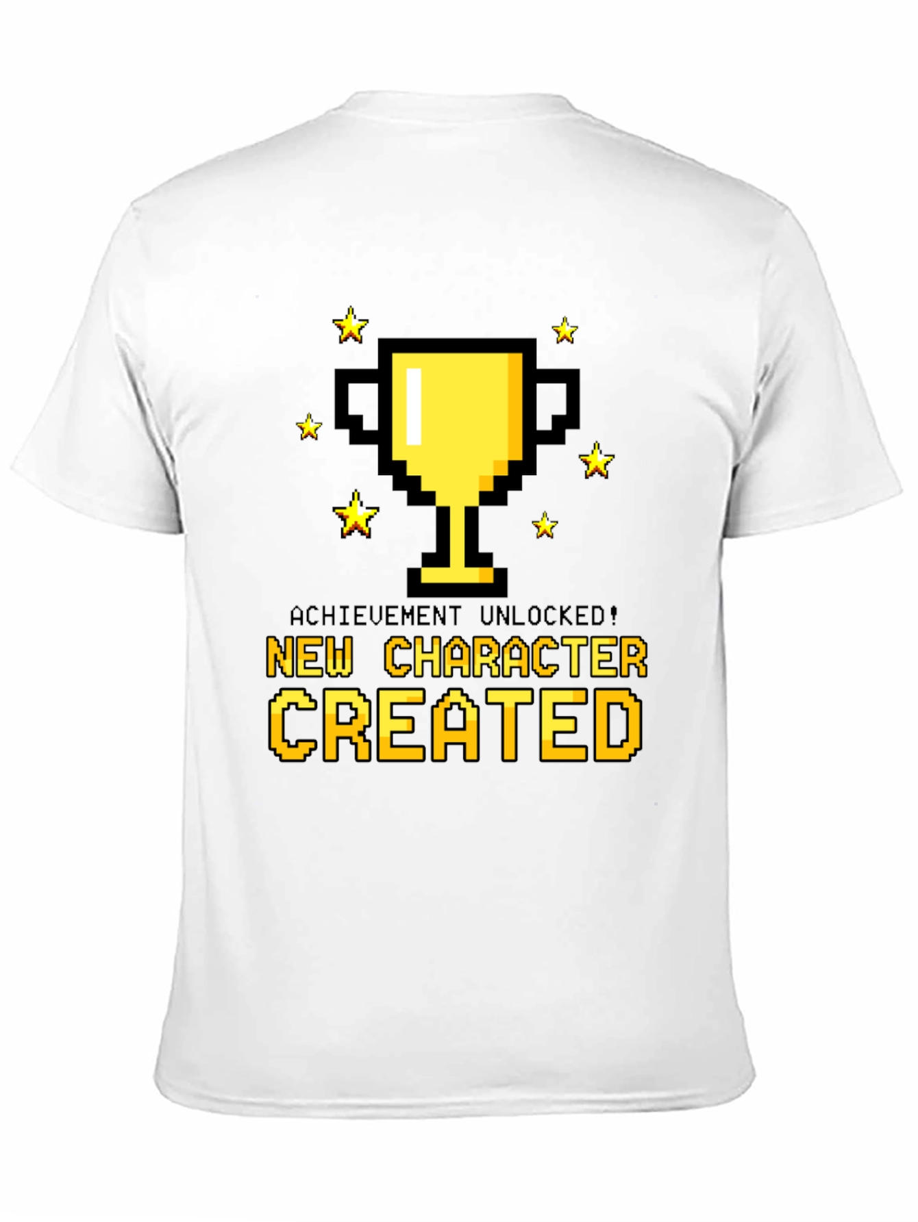 Black New Character Created Graphic T-Shirt view 11