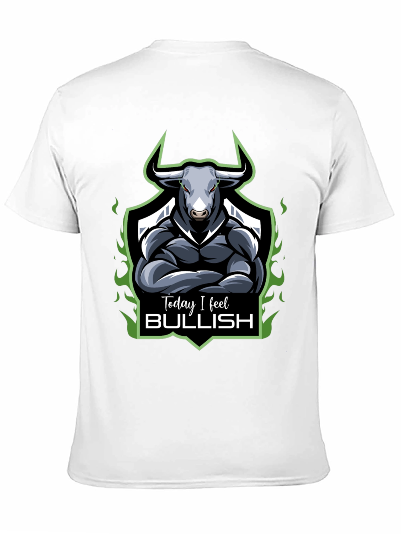 Black Today I Feel Bullish T-Shirt view 11