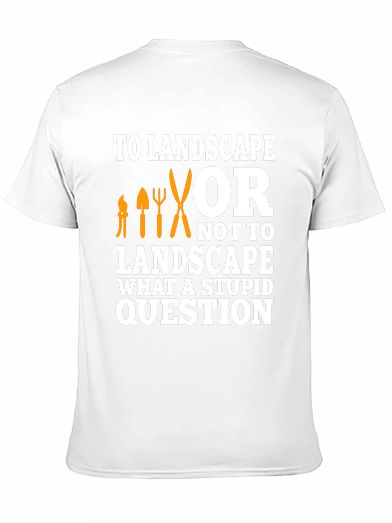 Black To Landscape T-Shirt - Gardener Humor view 11